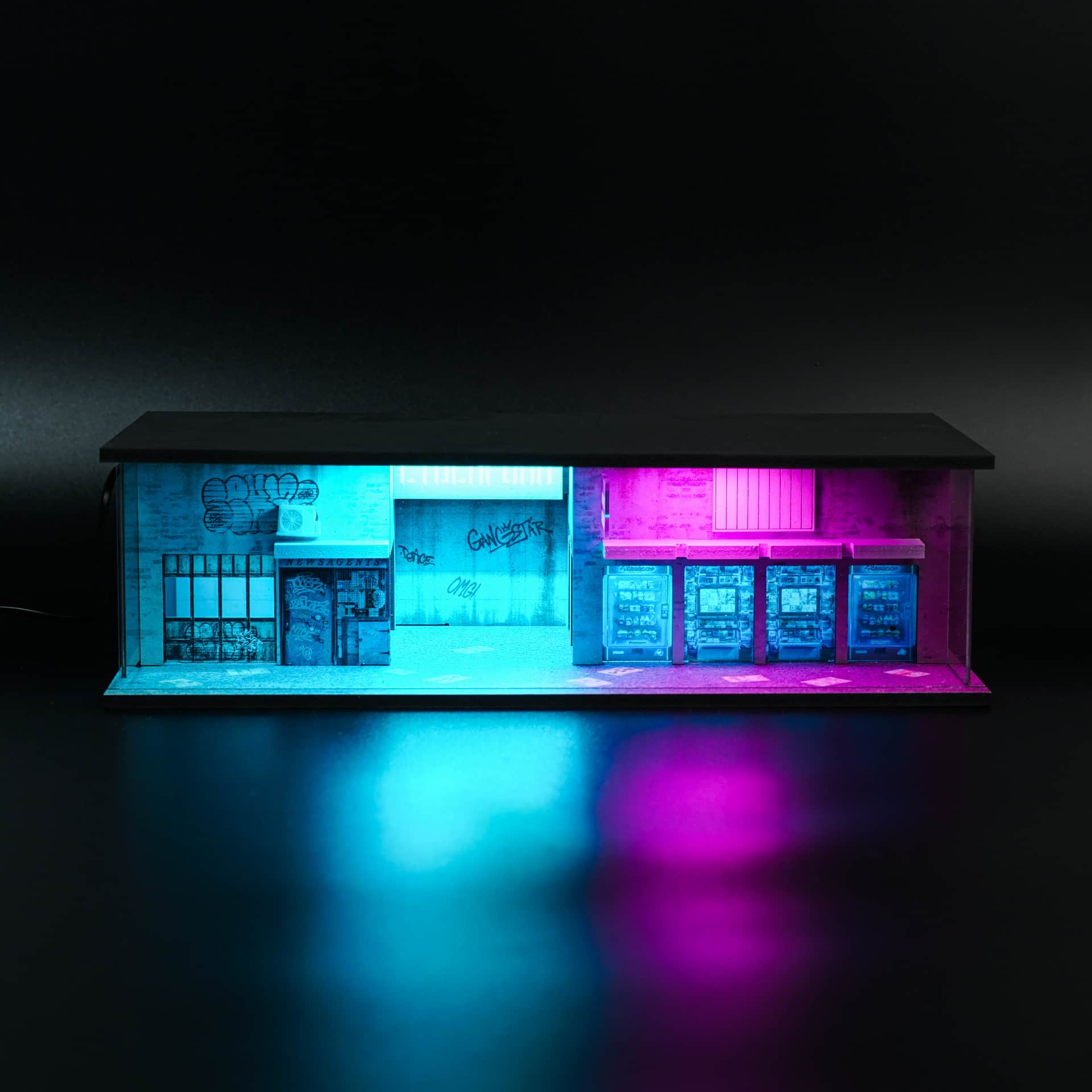Diorama Cyberpunk 03 Inny - model 1:64