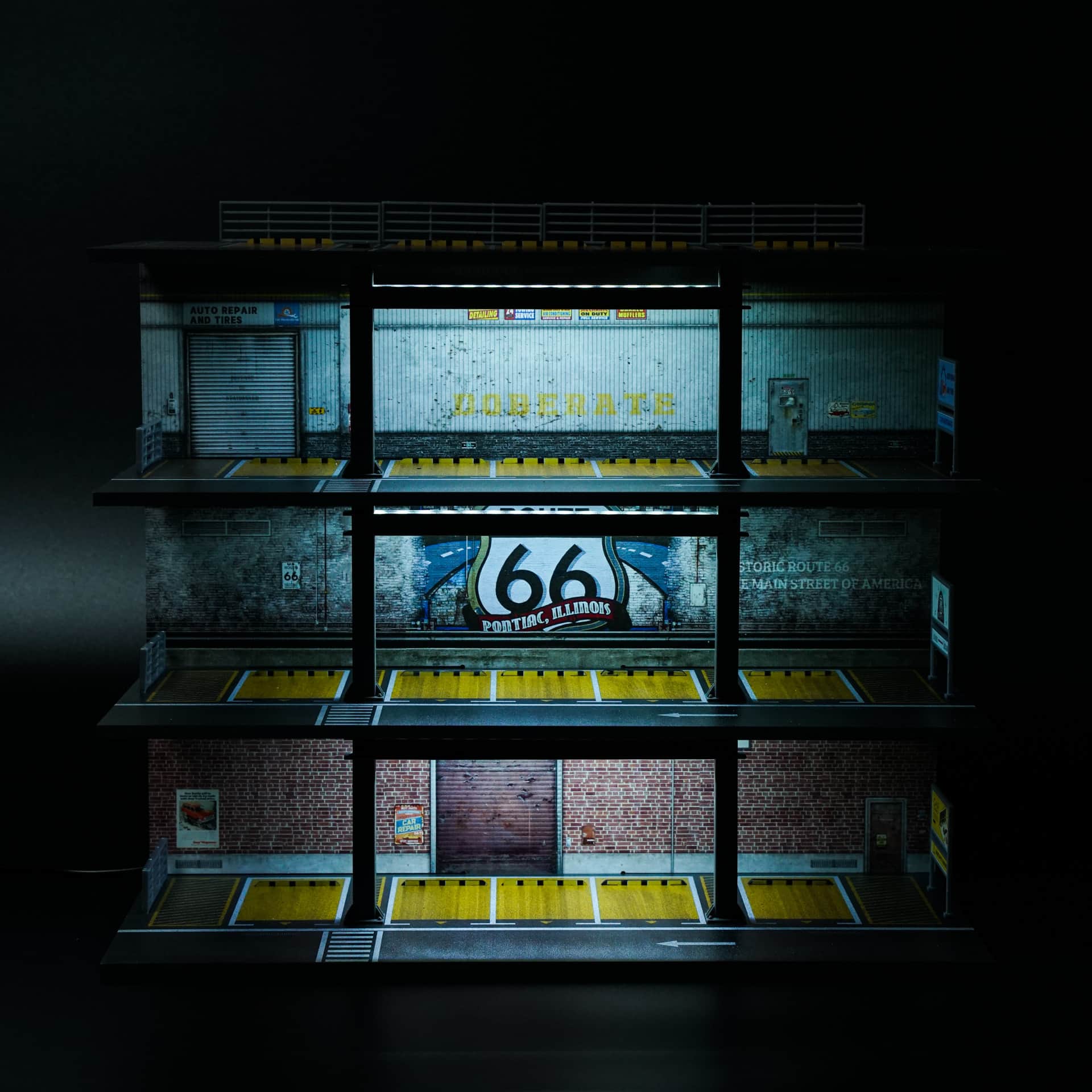 Garaż LED – Route 66 Inny - model 1:64