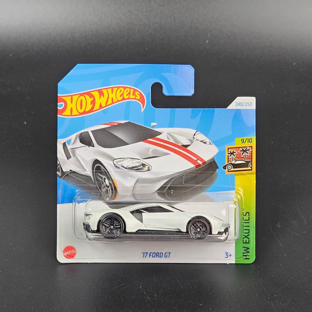 17' Ford GT Biały Hot Wheels - model 1:64