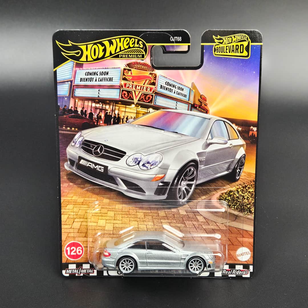 2008 Mercedes-Benz CLK 63 AMG Black Series Hot Wheels - model 1:64