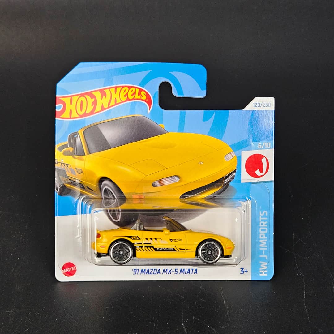 '91 Mazda MX-5 Miata Hot Wheels - model 1:64