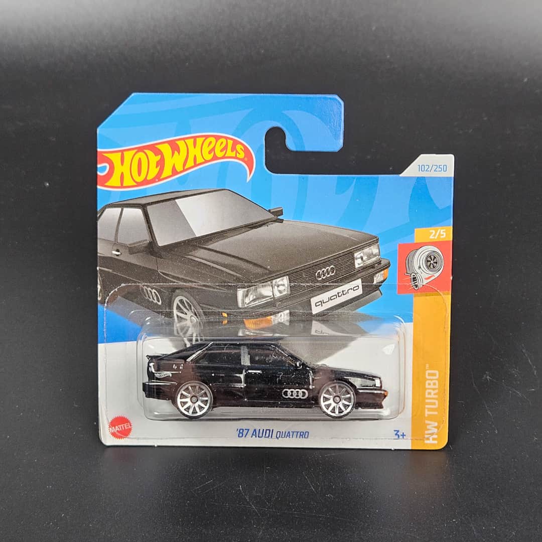 Audi Quattro Czarne Hot Wheels - model 1:64