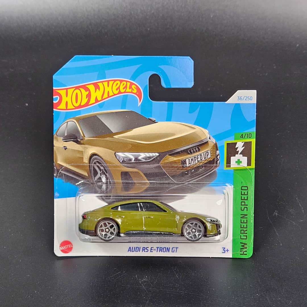 Audi RS E-Tron Zielony Hot Wheels - model 1:64