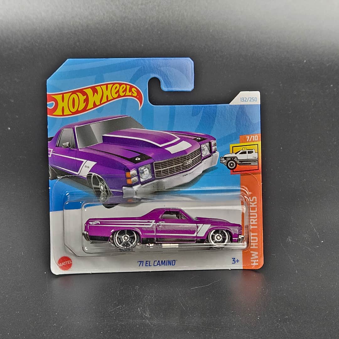 El Camino Fioletowy Hot Wheels - model 1:64