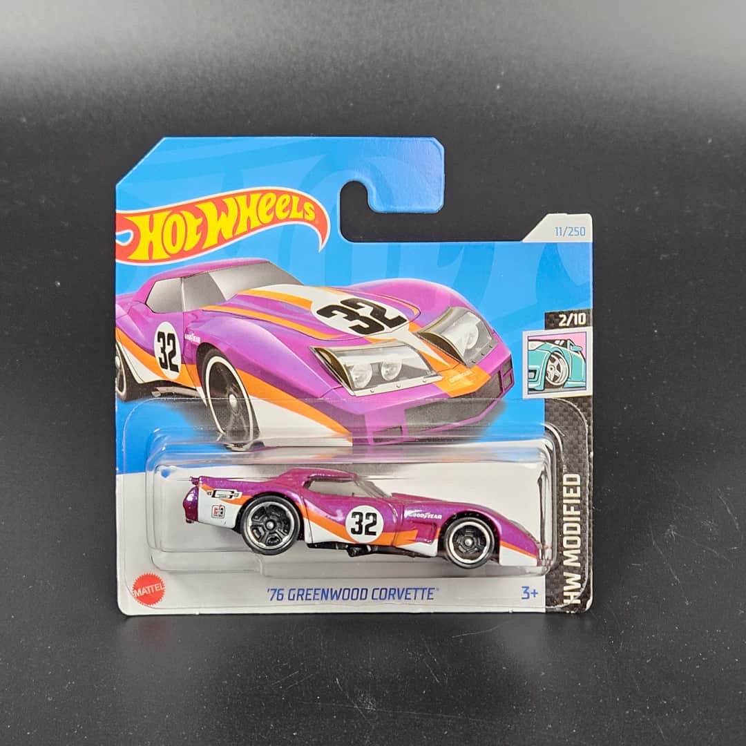 Grennwood Corvette Hot Wheels - model 1:64