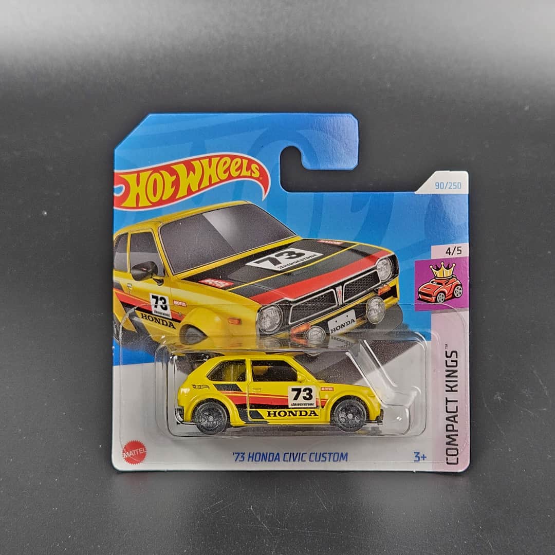 Honda Civic Custom Żółta Hot Wheels - model 1:64