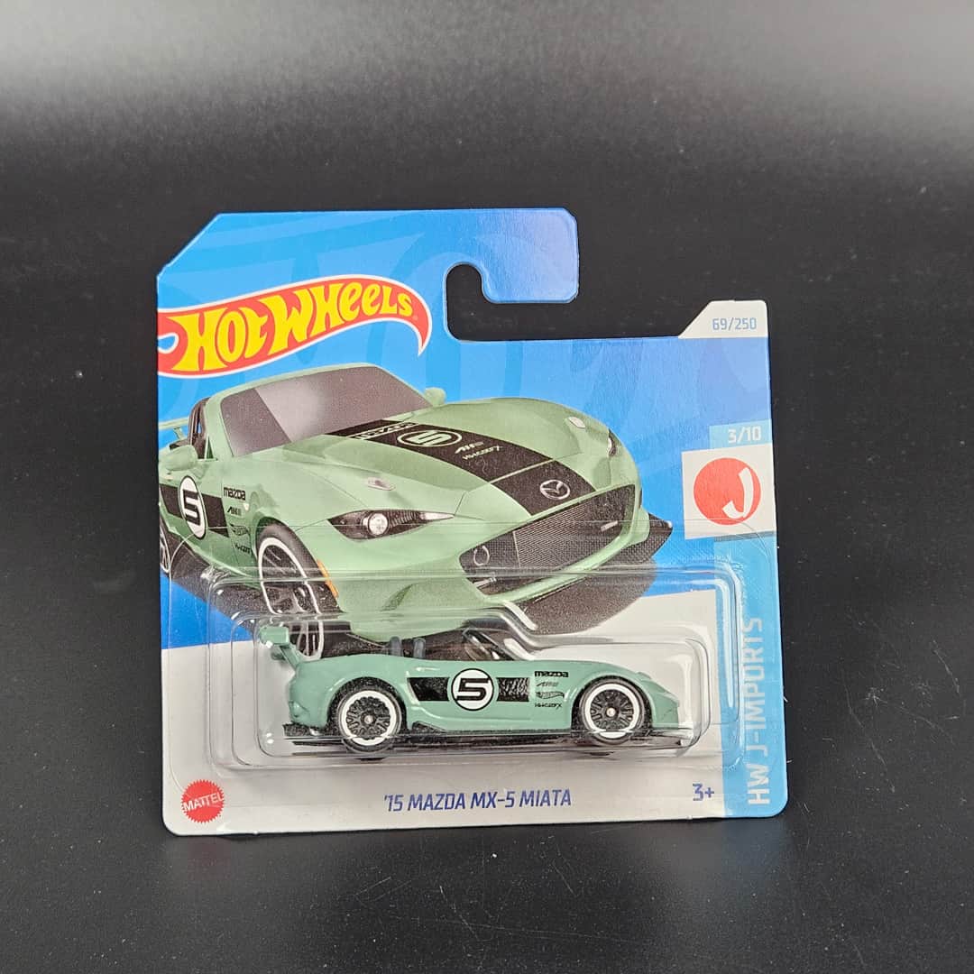 Mazda MX-5 Miata Zielony Hot Wheels - model 1:64