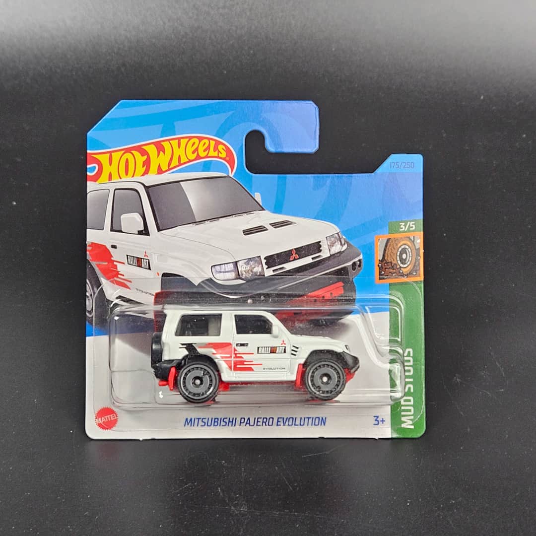 Mitsubishi Pajero Evolution Biały Hot Wheels - model 1:64