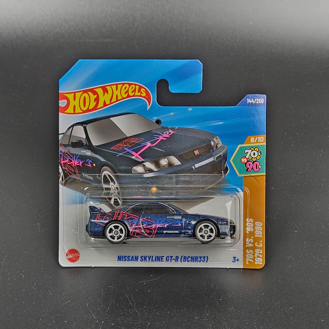 NISSAN SKYLINE GT-R (BCNR33) HYY80 Hot Wheels - model 1:64