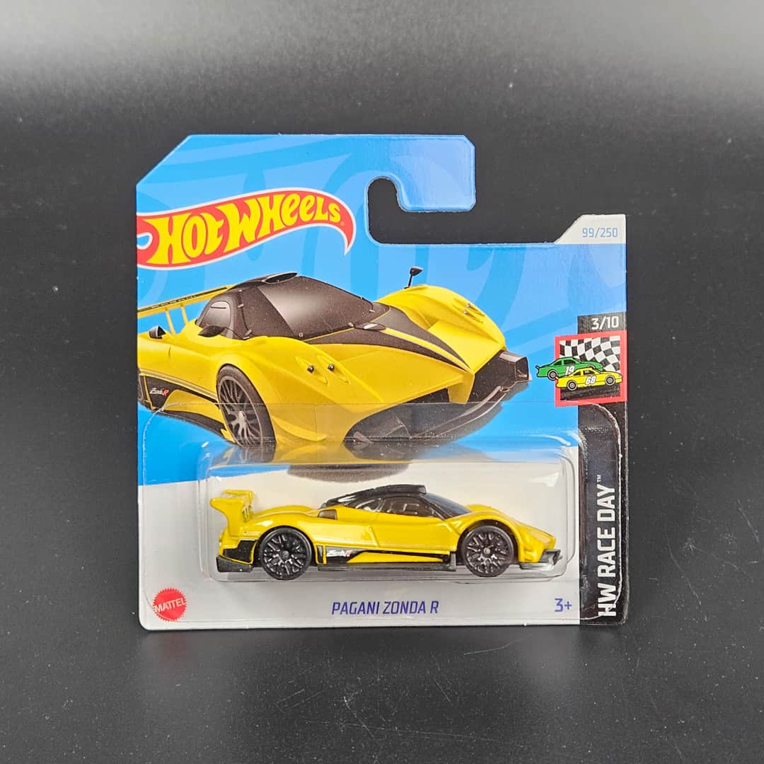 Pagani Zonda R Żółte Hot Wheels - model 1:64