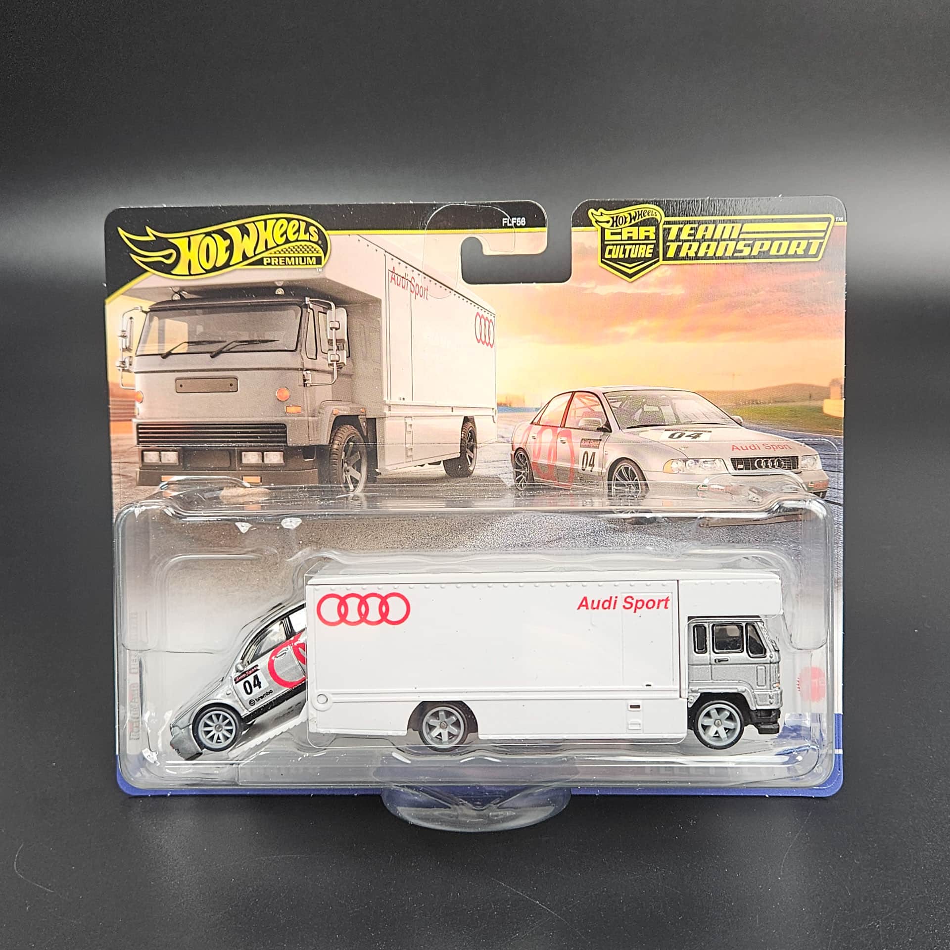 Zestaw Audi S4 Quattro Fleet Flyer Hot Wheels - model 1:64