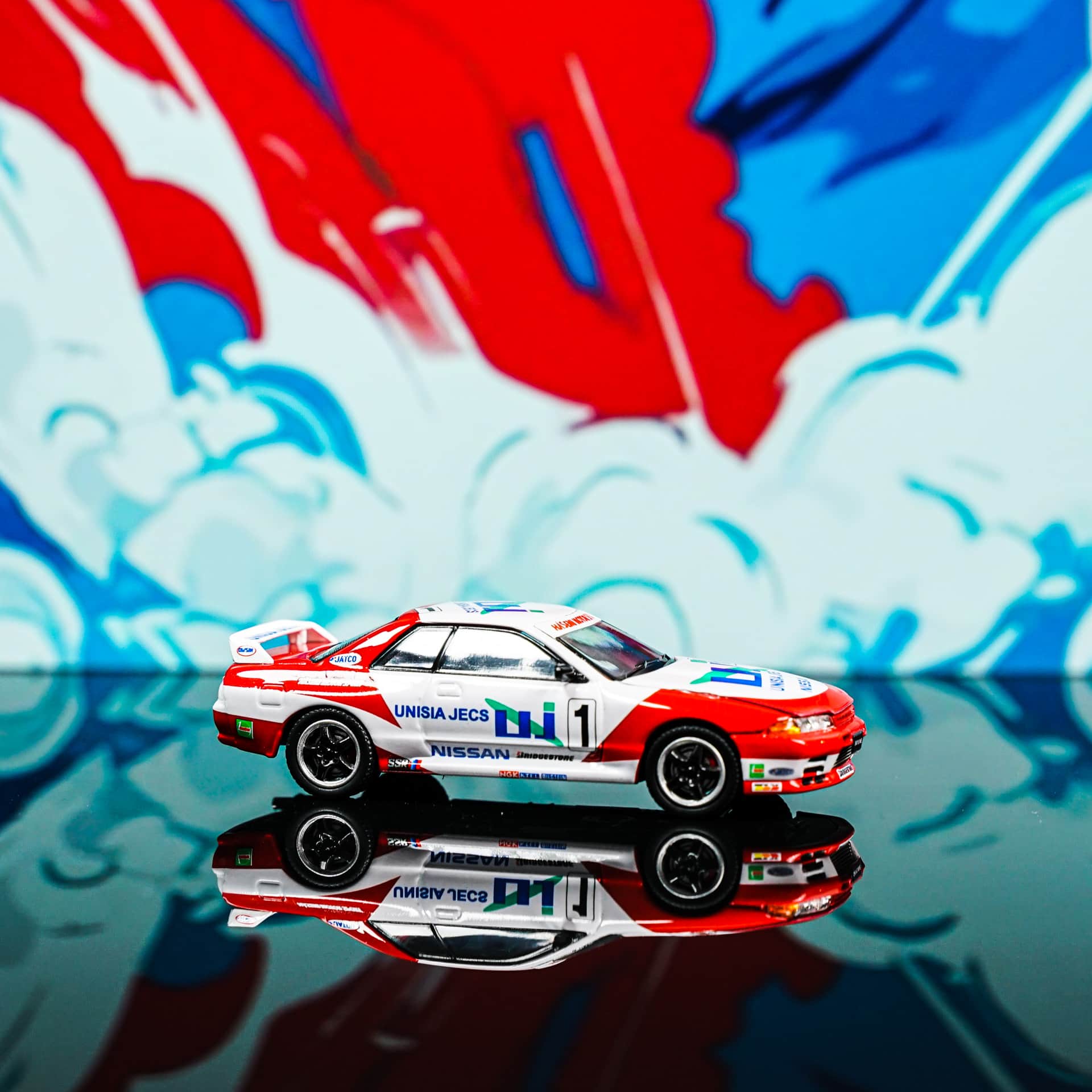 Nissan Skyline GT-R R32 Unisia Jecs 1:64 TimeMicro - model 1:64