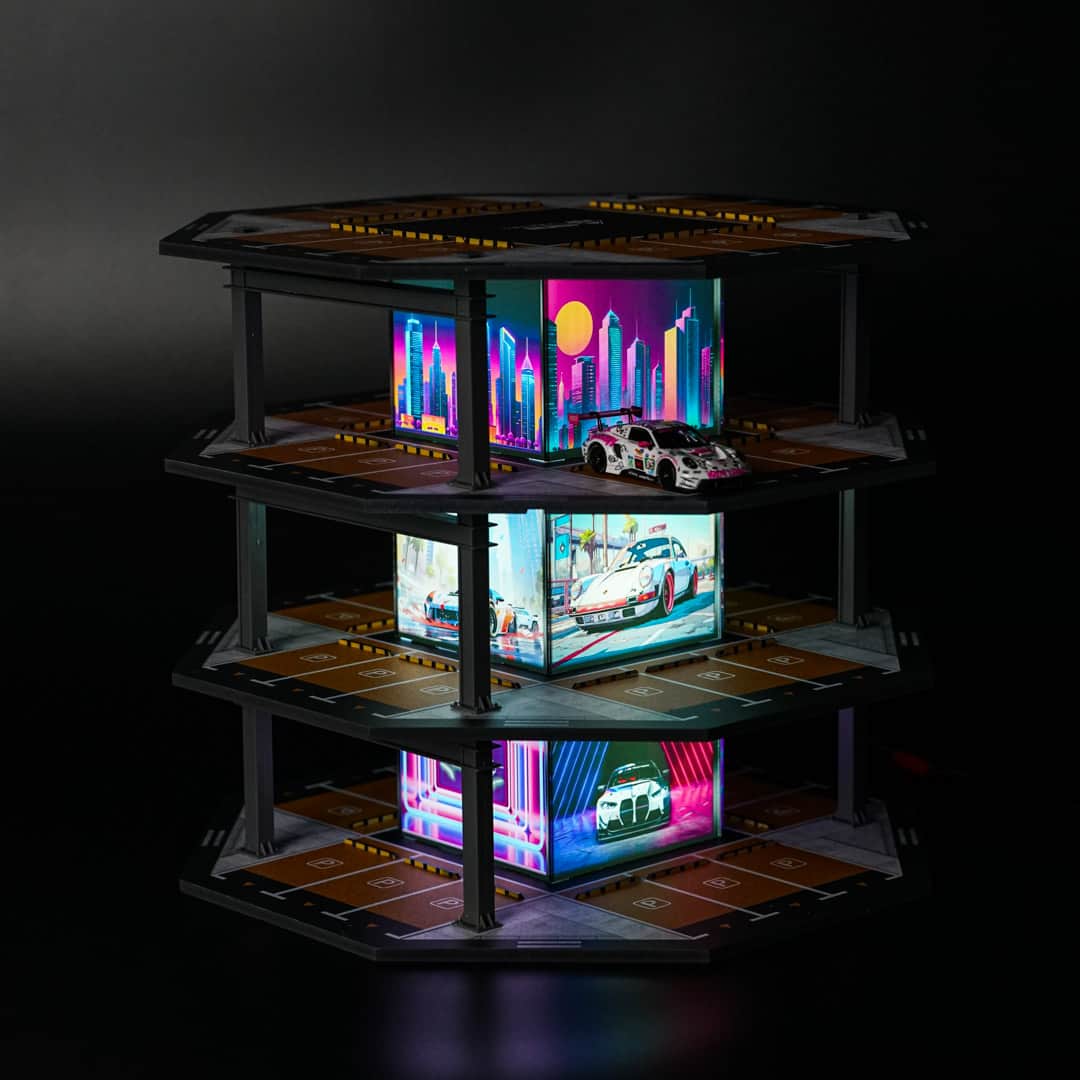 Parking Neon Billboard Inny - model 1:64