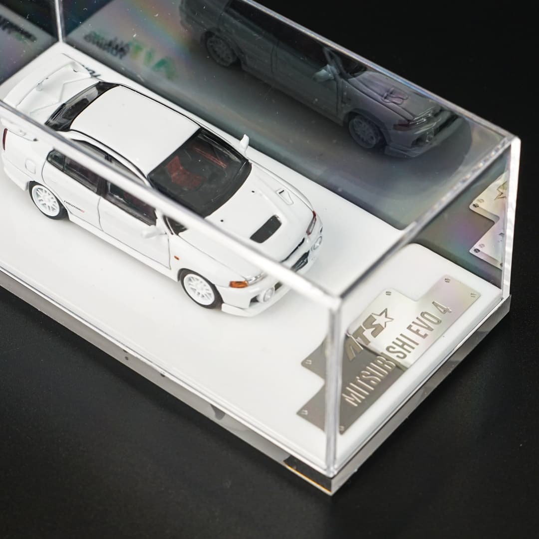 Mitsubishi Evo 4 ATS - model 1:64 - miniatura 3
