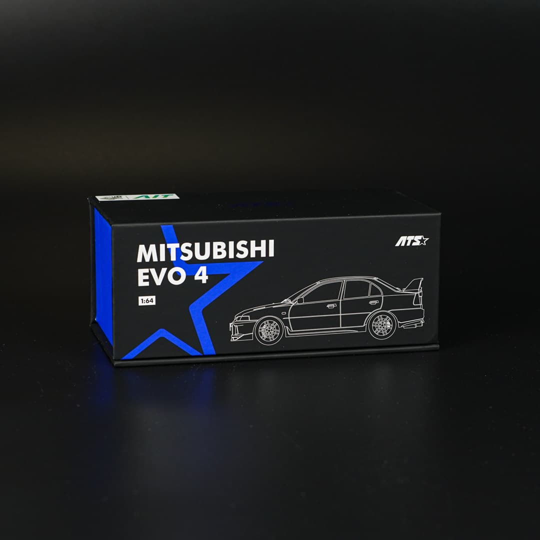 Mitsubishi Evo 4 ATS - model 1:64 - miniatura 5