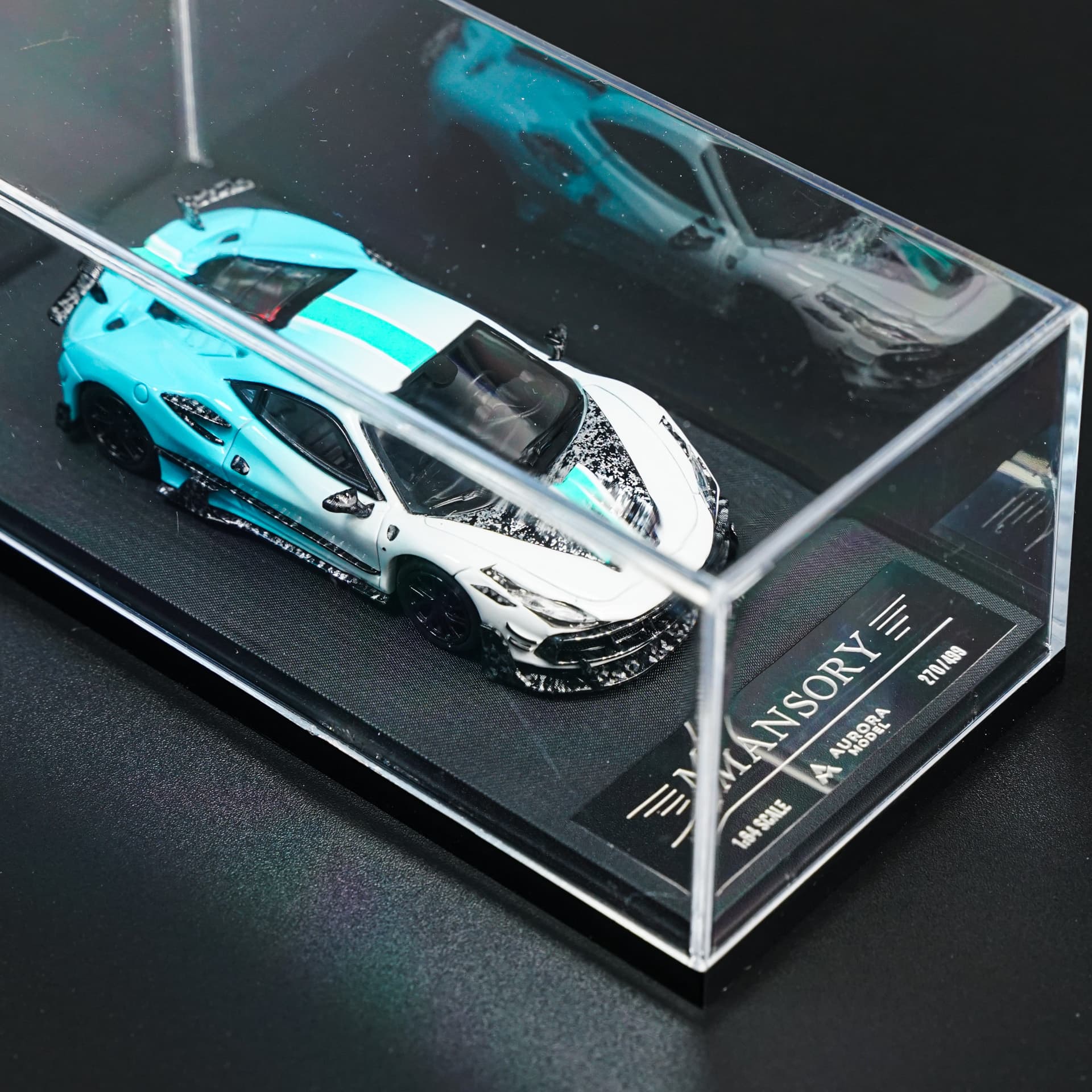 Ferrari F8XX Mansory Aurora Model - model 1:64 - miniatura 3