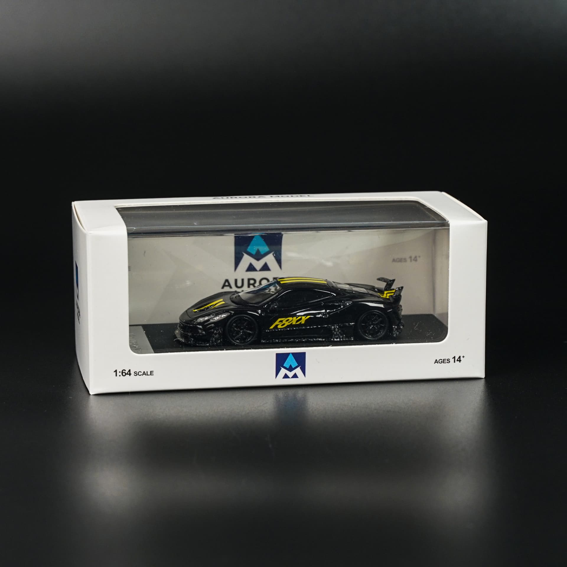 Ferrari F8XX Mansory Czarny Aurora Model - model 1:64 - miniatura 6