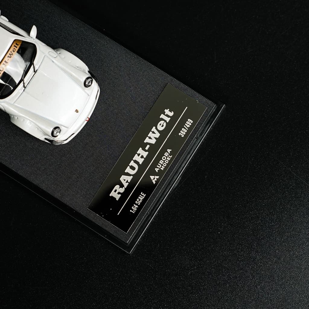 Porsche 964 White Aurora Model - model 1:64 - miniatura 4