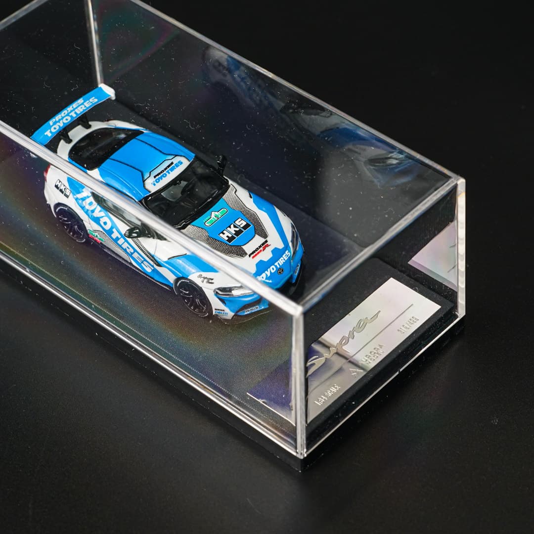 Toyota Supra A90 Aurora Model - model 1:64 - miniatura 3