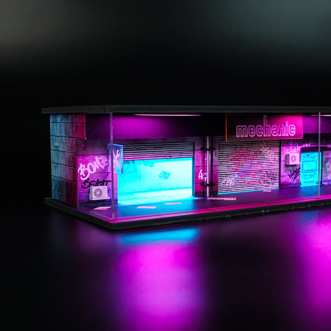 Diorama Cyberpunk 02 Inny - model 1:64 - miniatura 3
