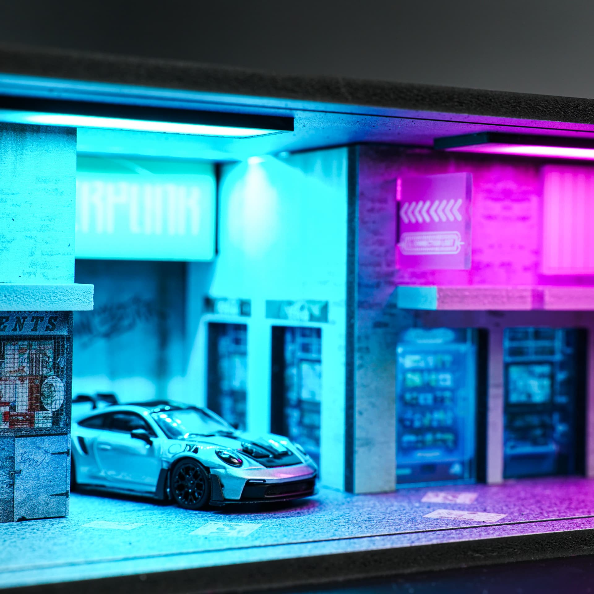 Diorama Cyberpunk 03 Inny - model 1:64 - miniatura 2