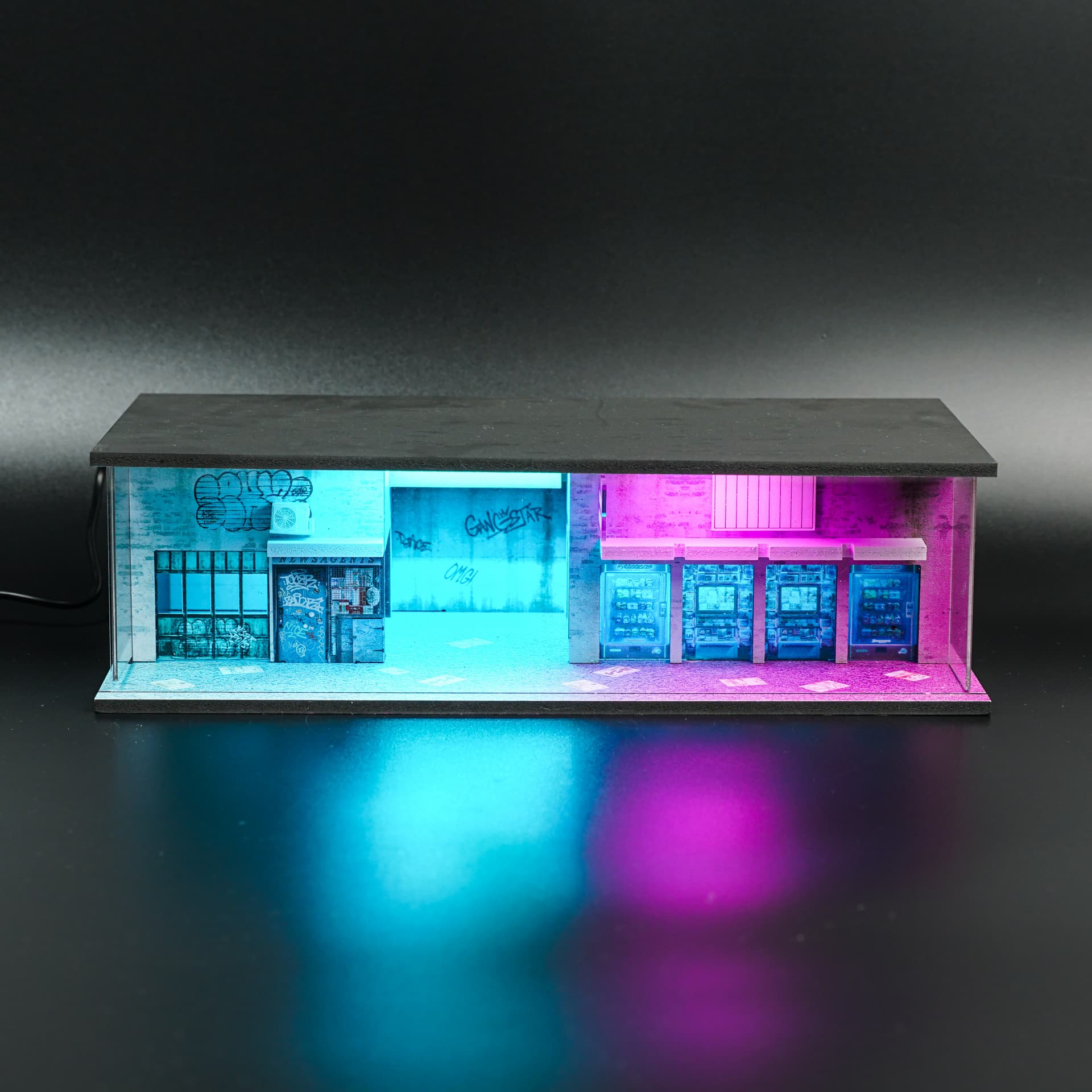 Diorama Cyberpunk 03 Inny - model 1:64 - miniatura 4