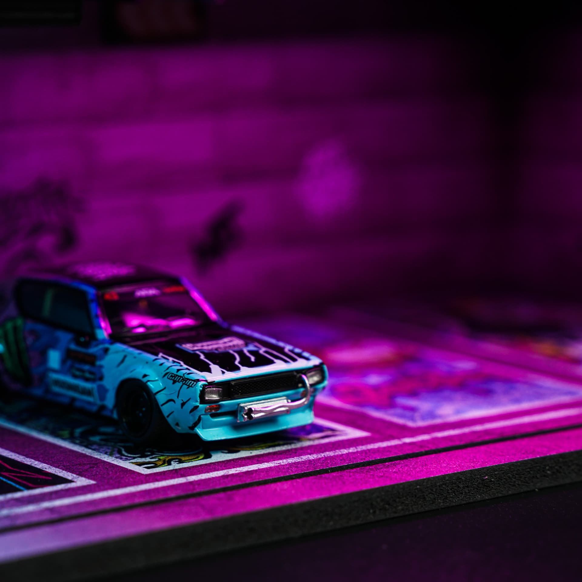Diorama Cyberpunk 04 Moreart - model 1:64 - miniatura 3