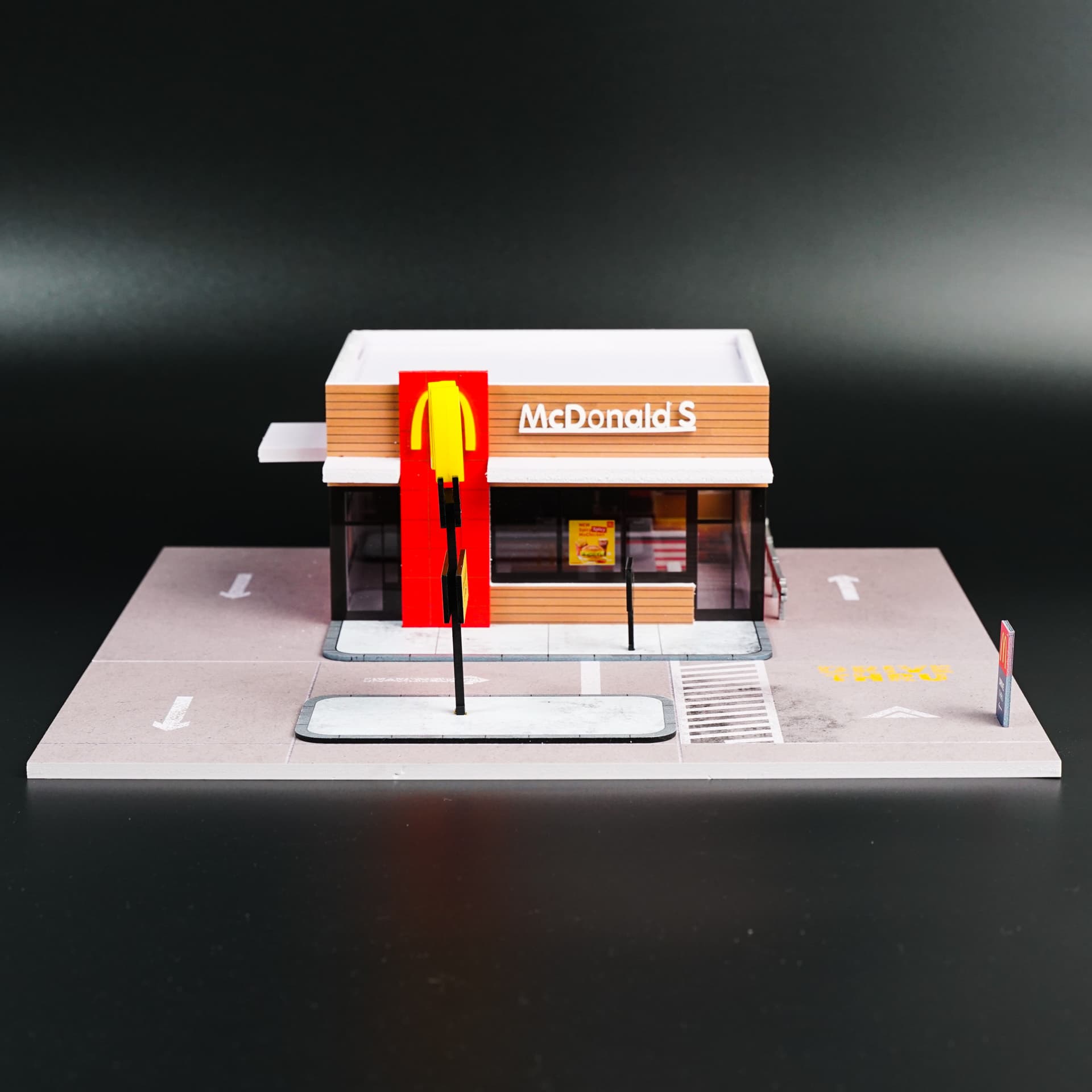 Diorama McDonald’s Drive-In Moreart - model 1:64 - miniatura 2