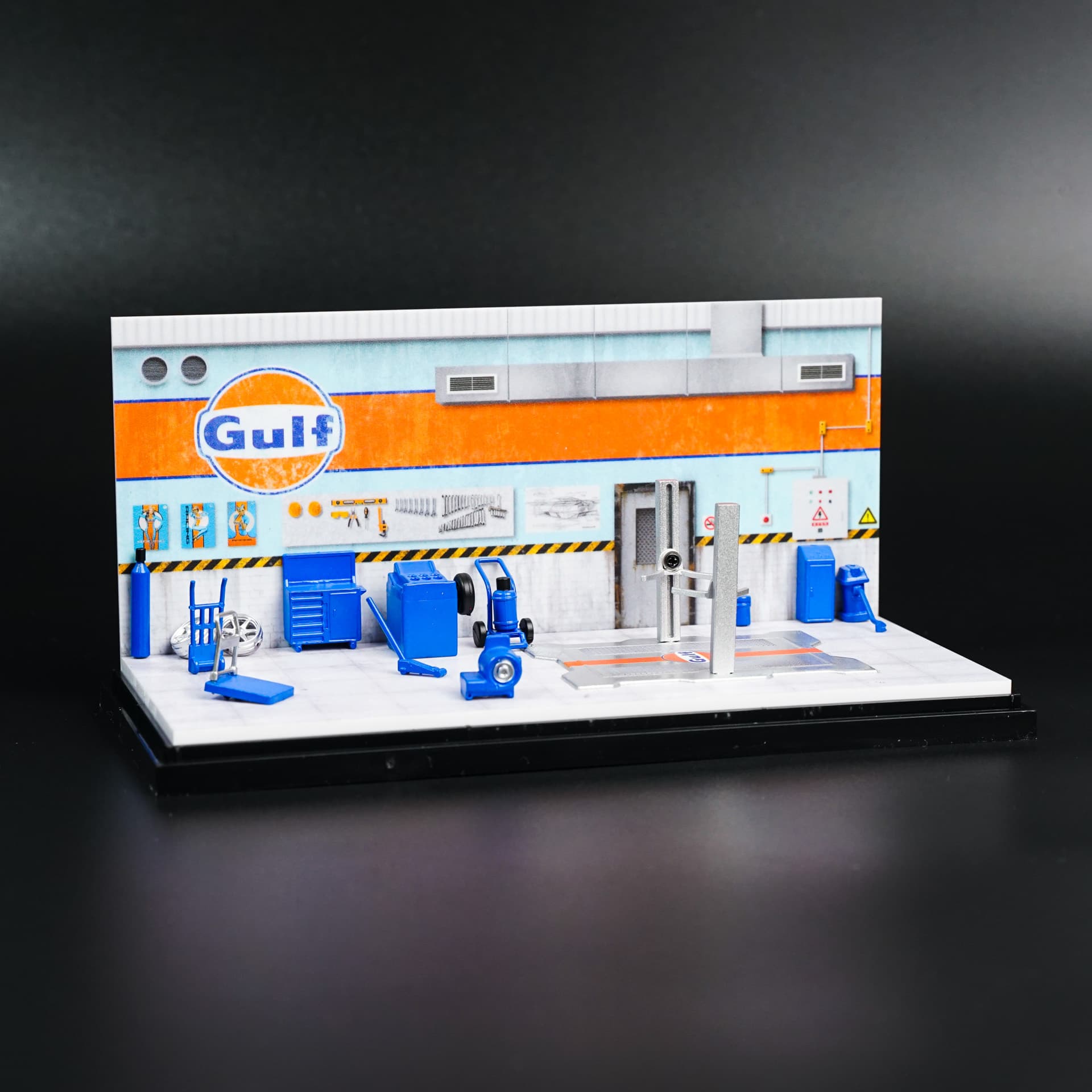 Diorama warsztat Gulf Moreart - model 1:64 - miniatura 2