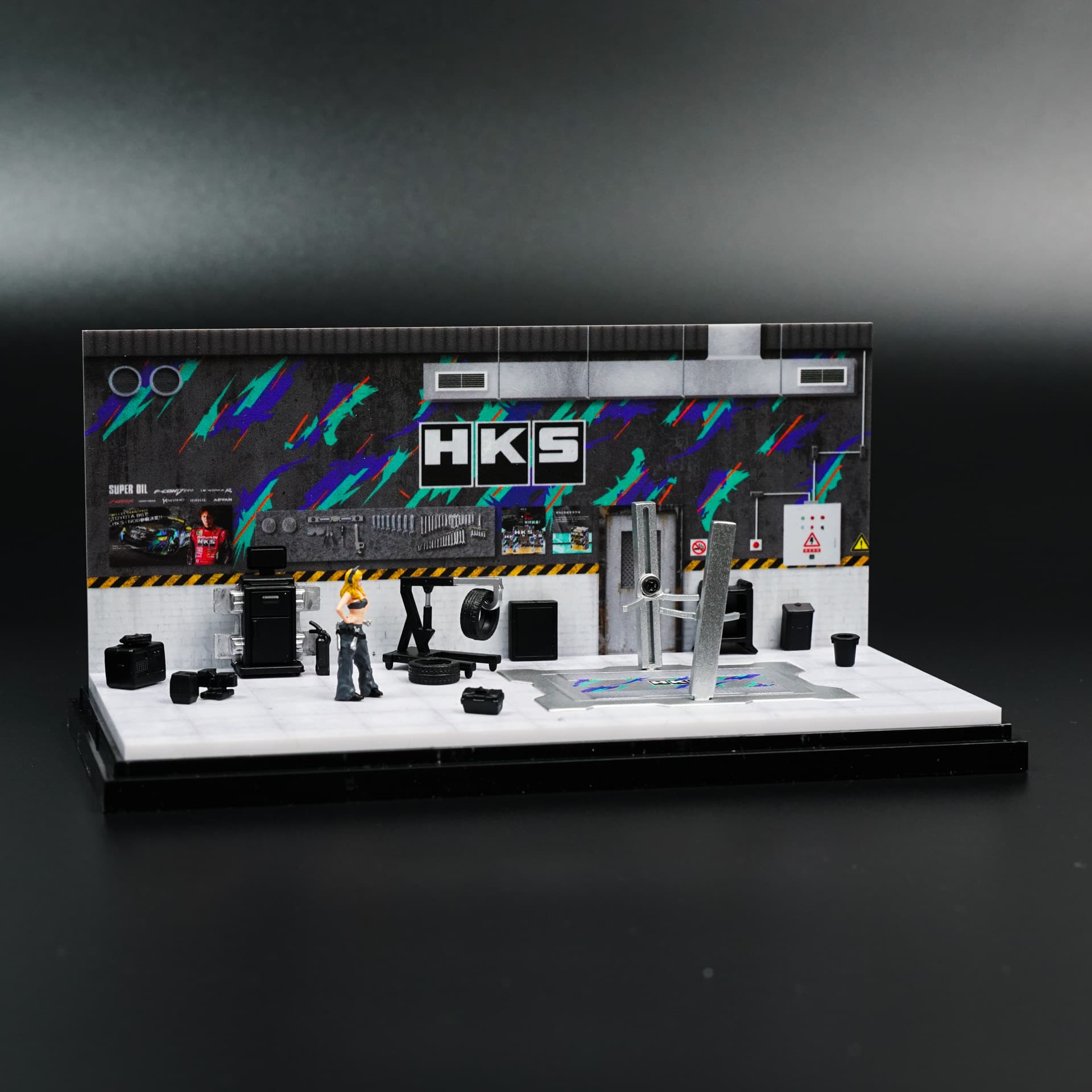 Diorama Warsztat HKS Inny - model 1:64 - miniatura 2