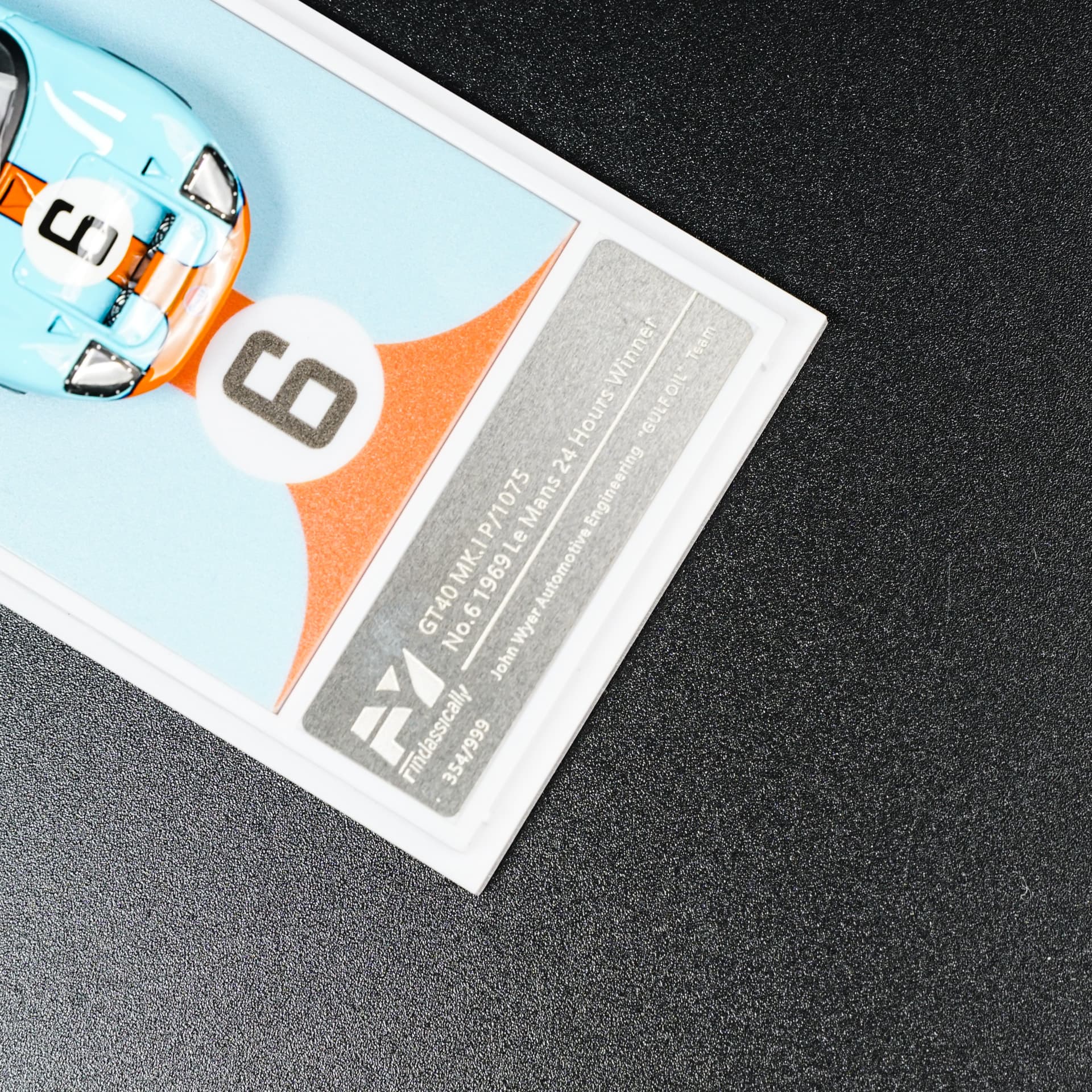 Ford GT40 Gulf FY - model 1:64 - miniatura 4