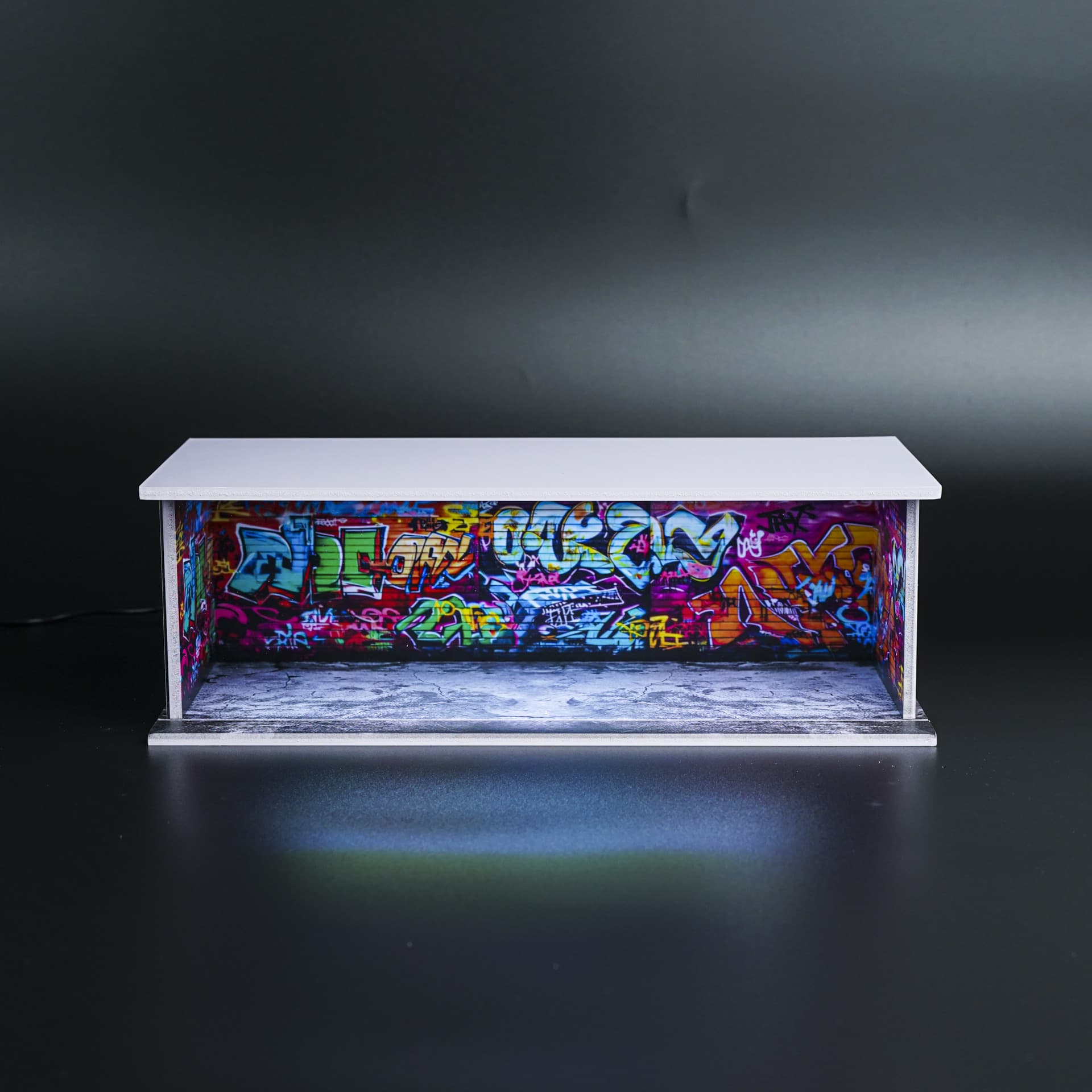 Gablota LED Graffiti | Podświetlana LED | 1:64 - miniatura 1