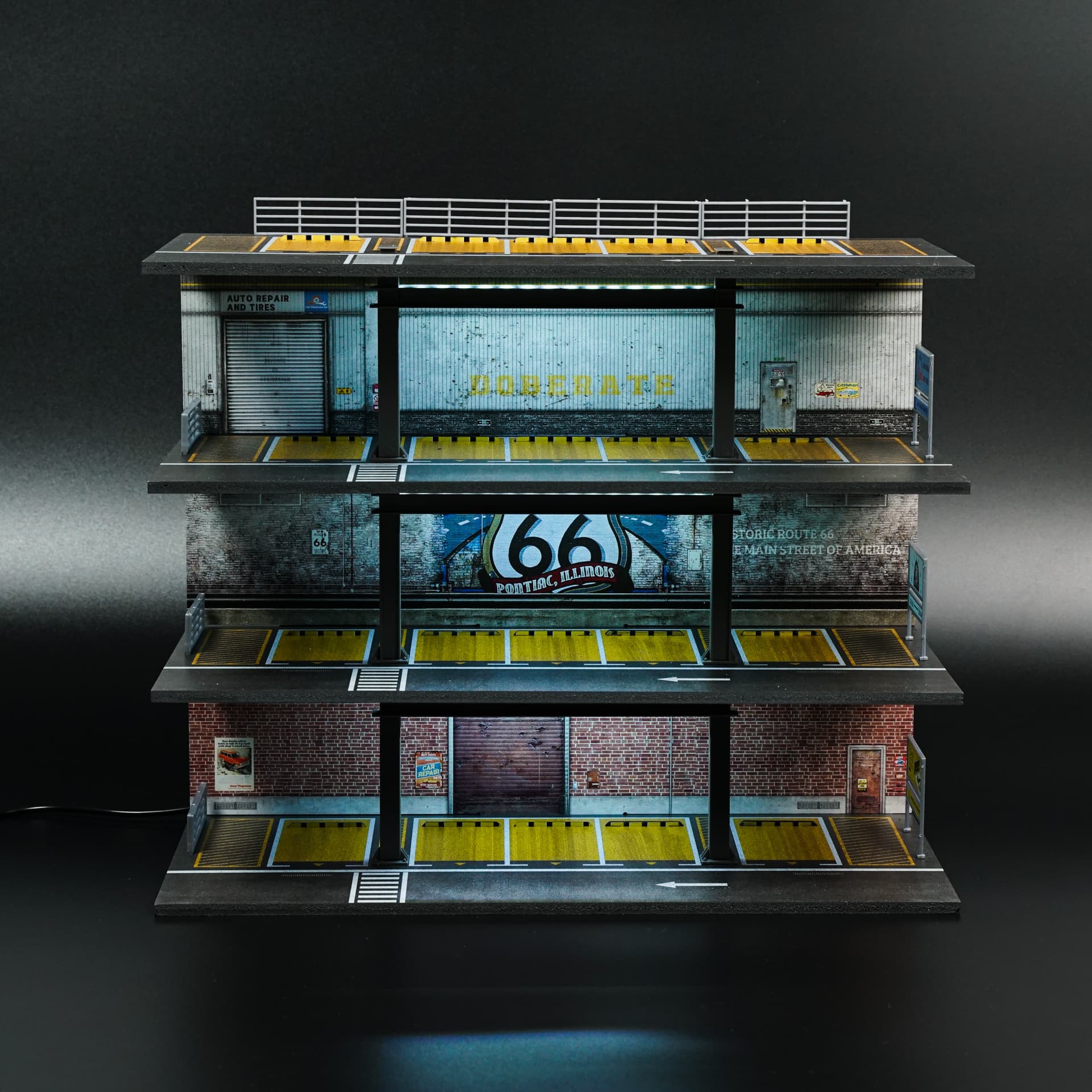 Garaż LED – Route 66 Inny - model 1:64 - miniatura 2