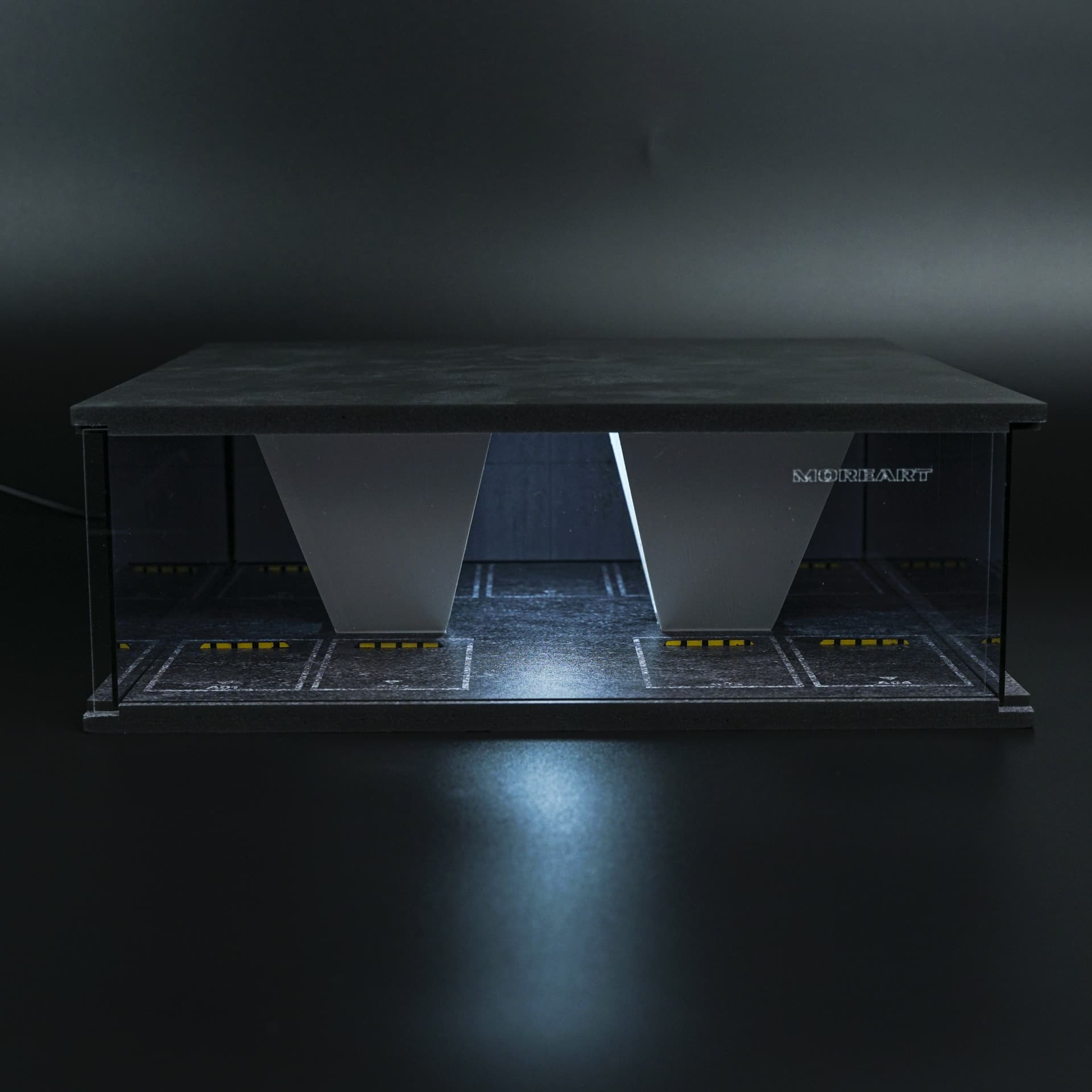 Garaż Podziemny z Lustrami | Stanowisko do zdjęć | Podświetlany LED | 1:64 - miniatura 2