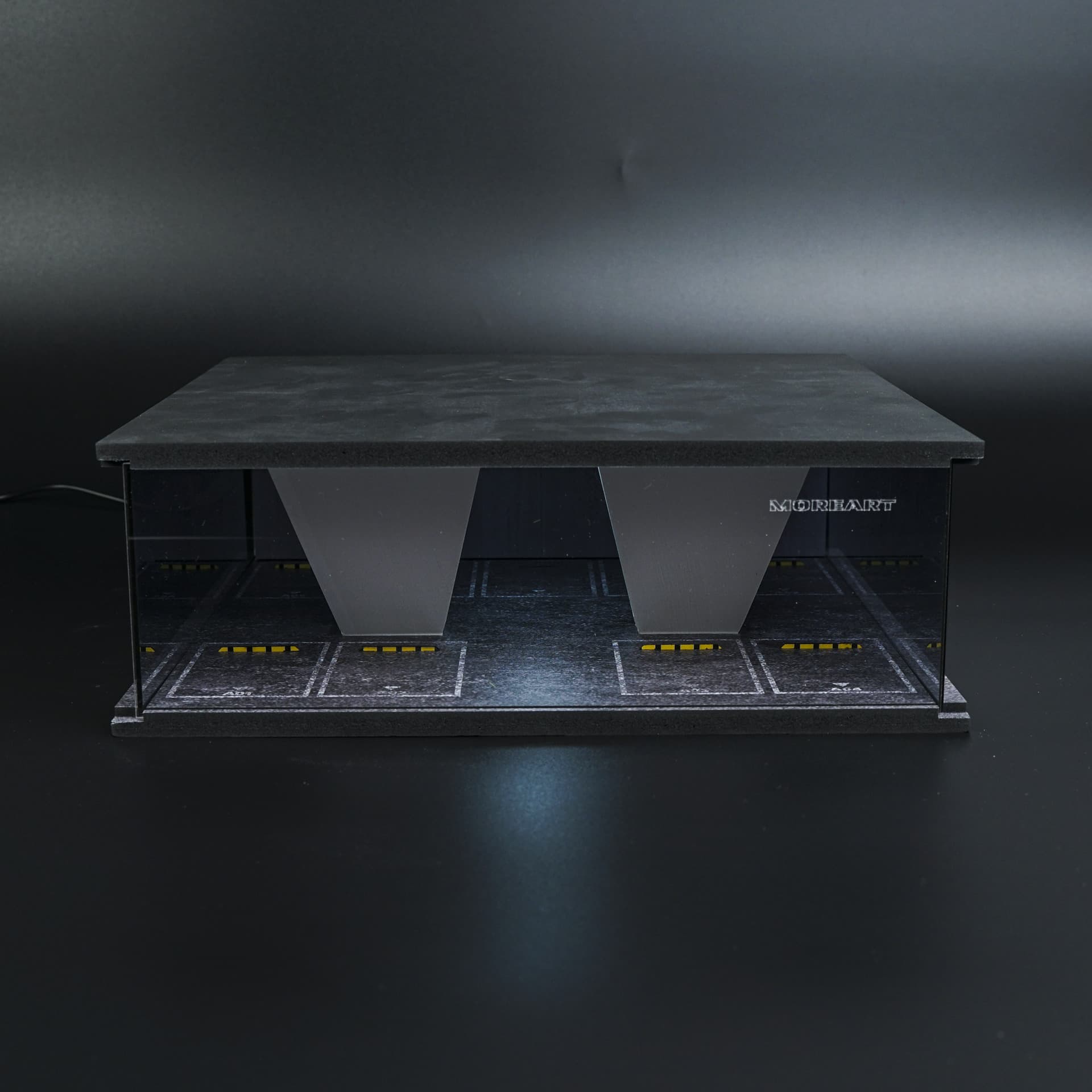 Garaż Podziemny z Lustrami | Stanowisko do zdjęć | Podświetlany LED | 1:64 - miniatura 5