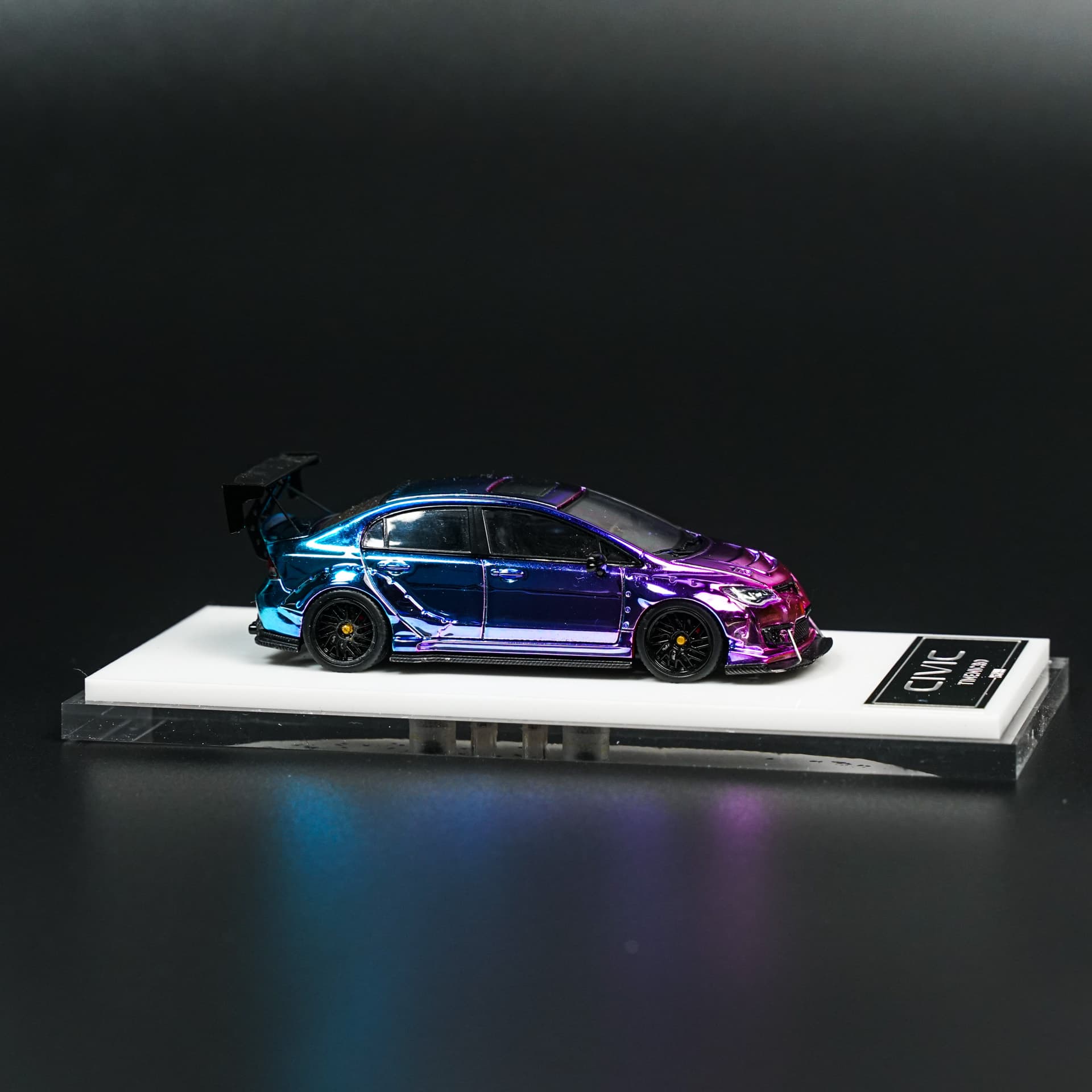 Honda Civic Chromatic Widebody TimeMicro - model 1:64 - miniatura 2