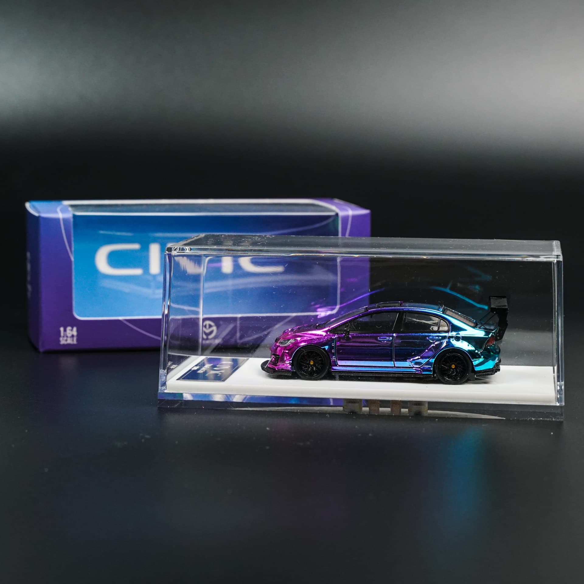 Honda Civic Chromatic Widebody TimeMicro - model 1:64 - miniatura 5
