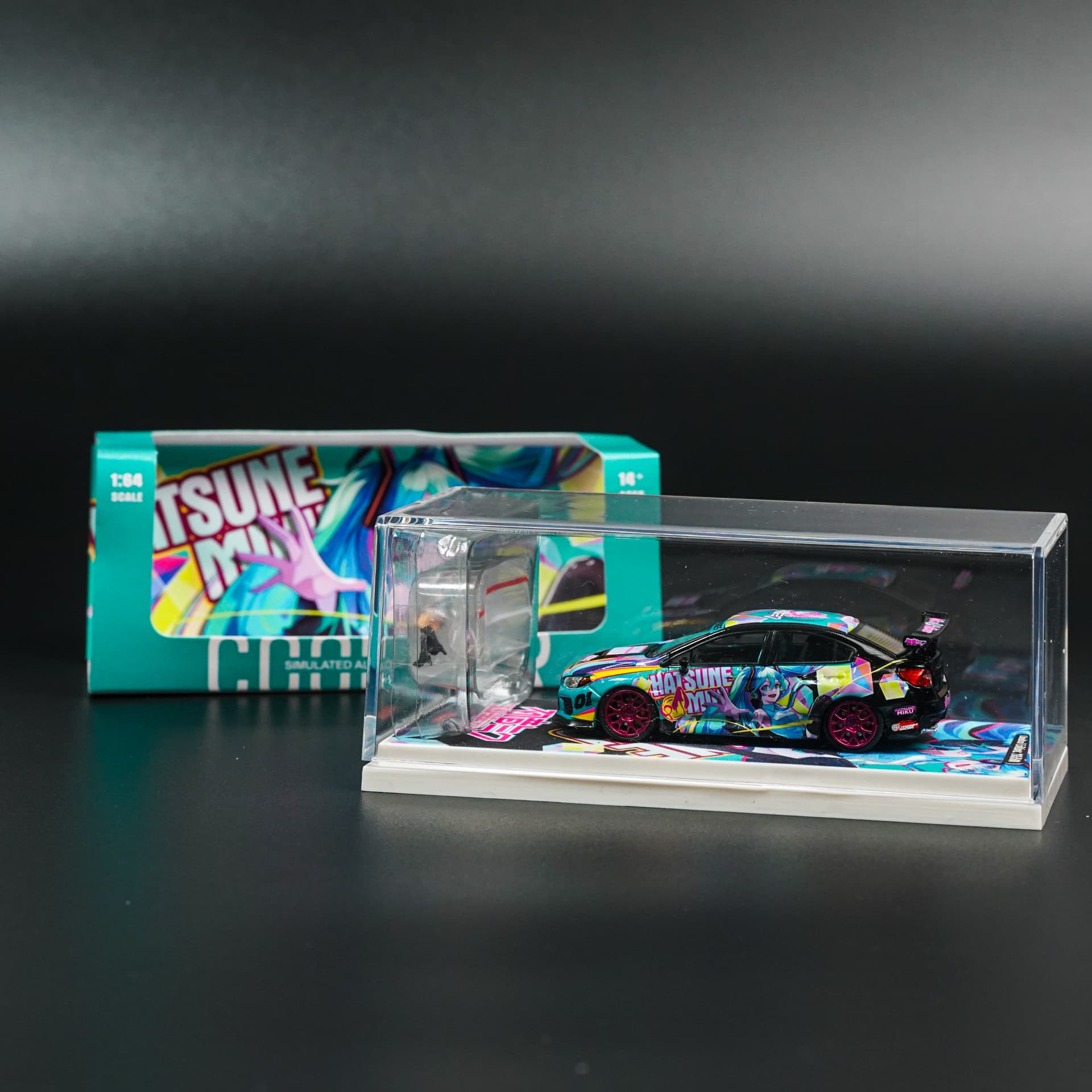 Honda Civic Itasha Cool Car - model 1:64 - miniatura 5