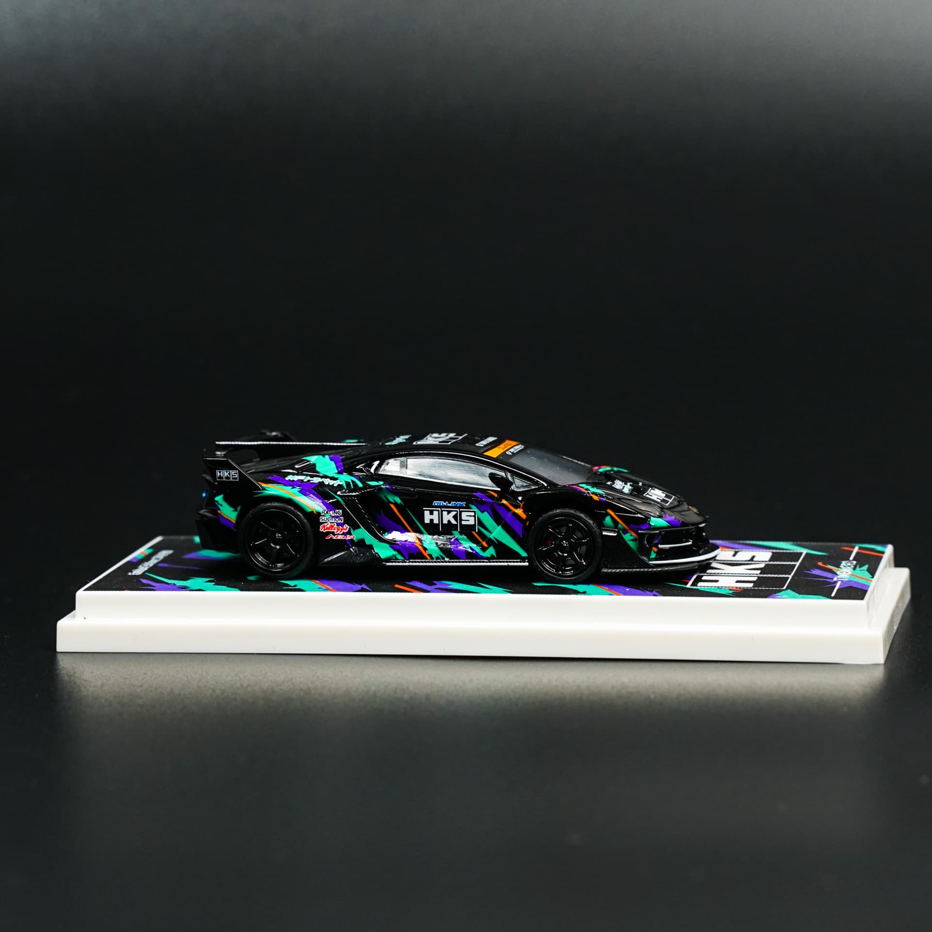 Lamborghini Aventador GT EVO HKS TimeMicro - model 1:64 - miniatura 2