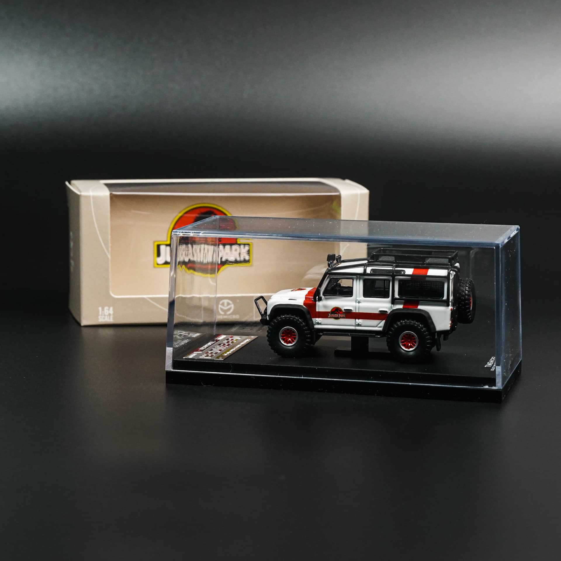 Land Rover Defender Jurassic Park TimeMicro - model 1:64 - miniatura 5