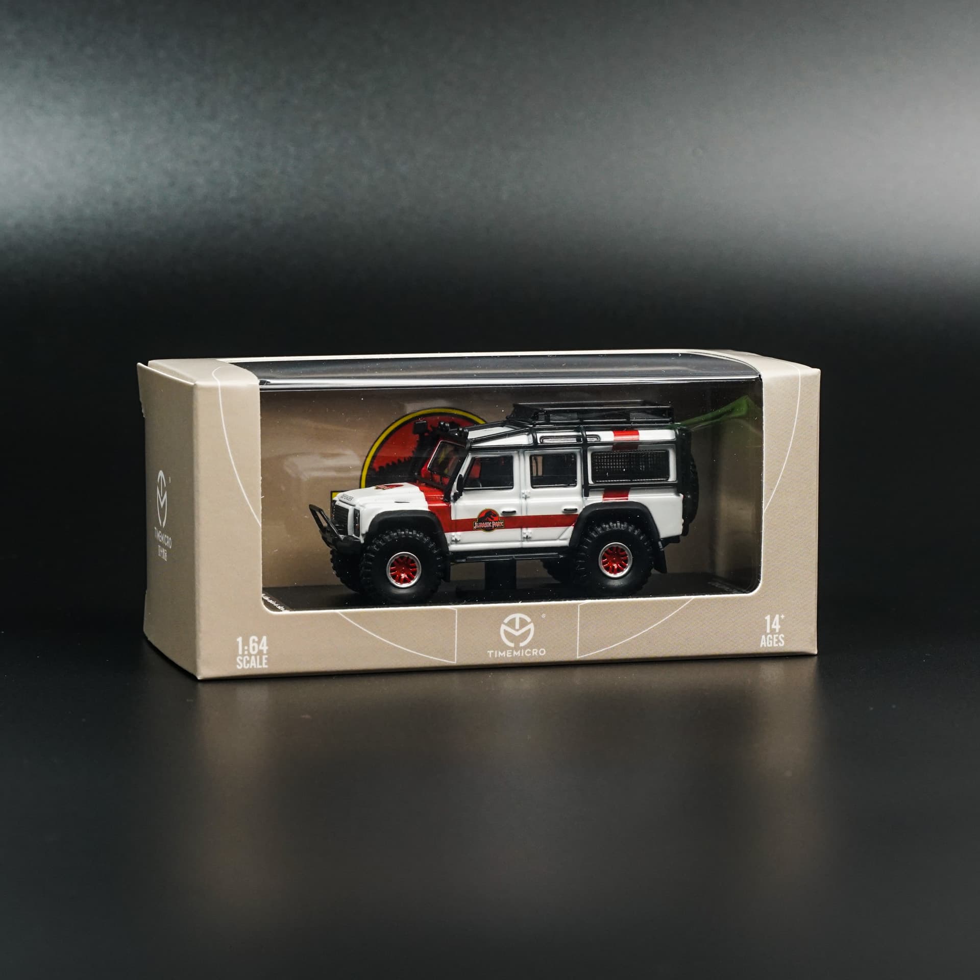 Land Rover Defender Jurassic Park TimeMicro - model 1:64 - miniatura 6