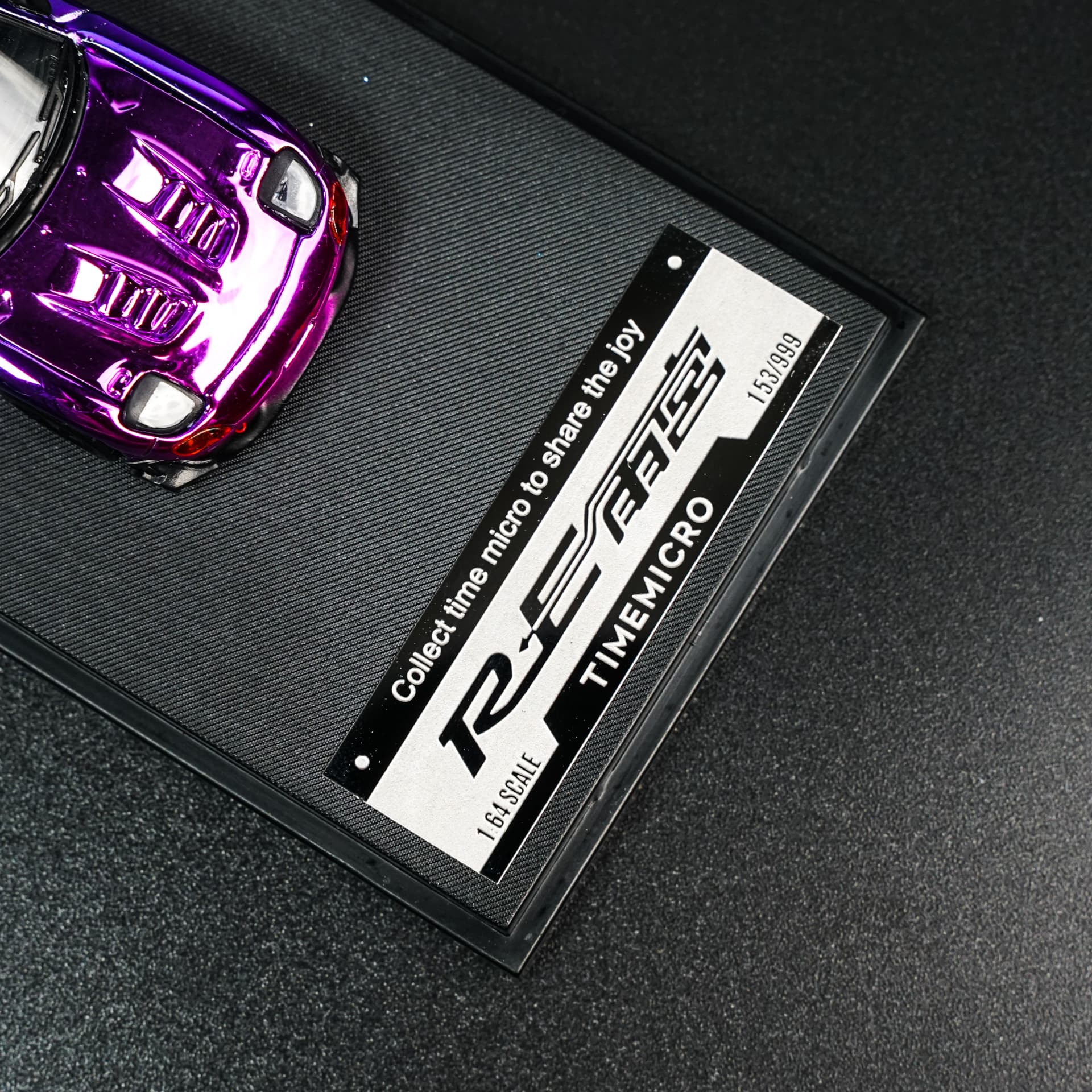 Mazda RX-7 Chrome TimeMicro - model 1:64 - miniatura 4