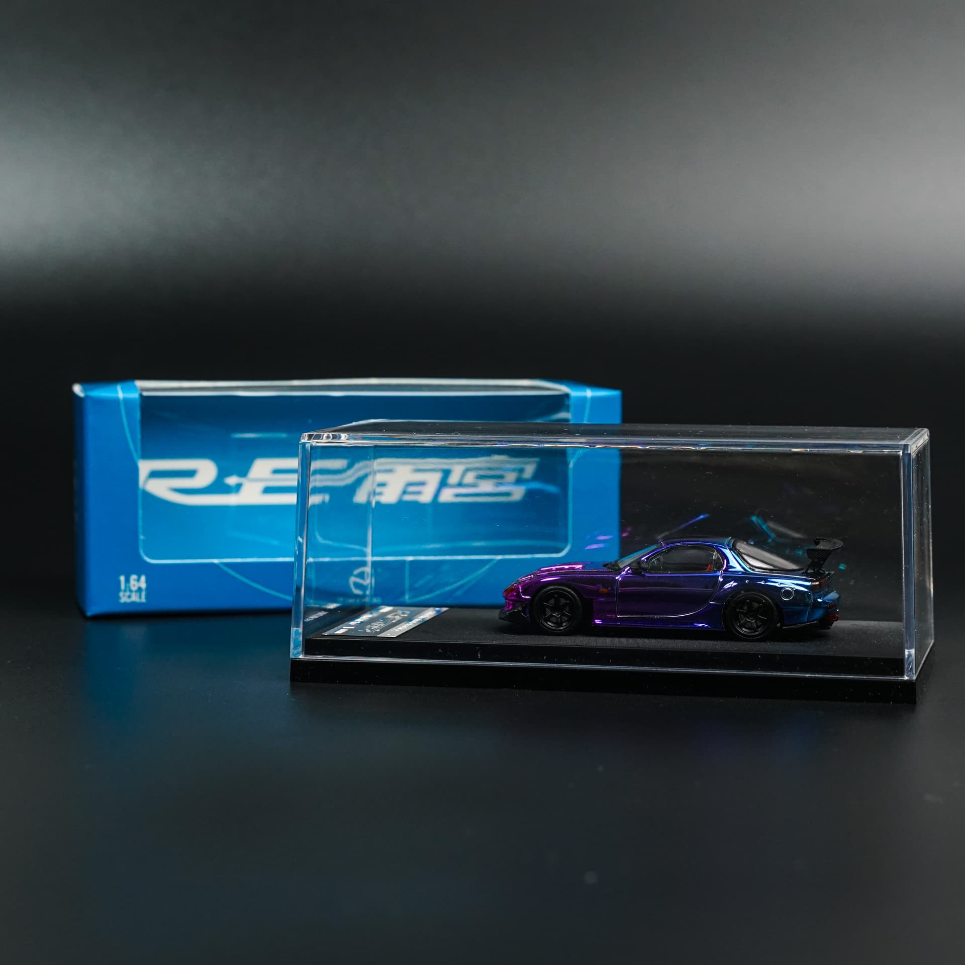 Mazda RX-7 Chrome TimeMicro - model 1:64 - miniatura 6