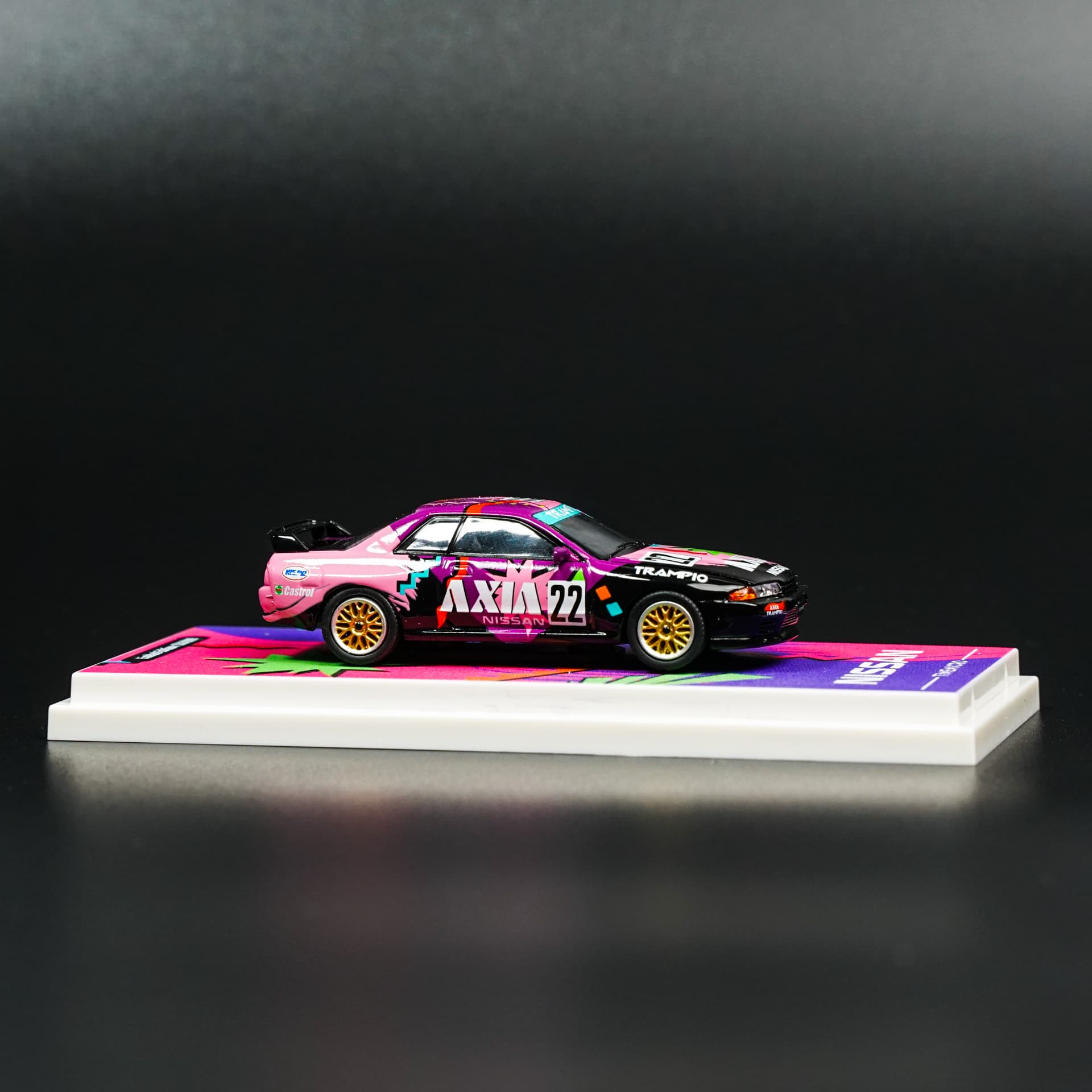 Nissan GT-R R32 AXIA TimeMicro - model 1:64 - miniatura 2