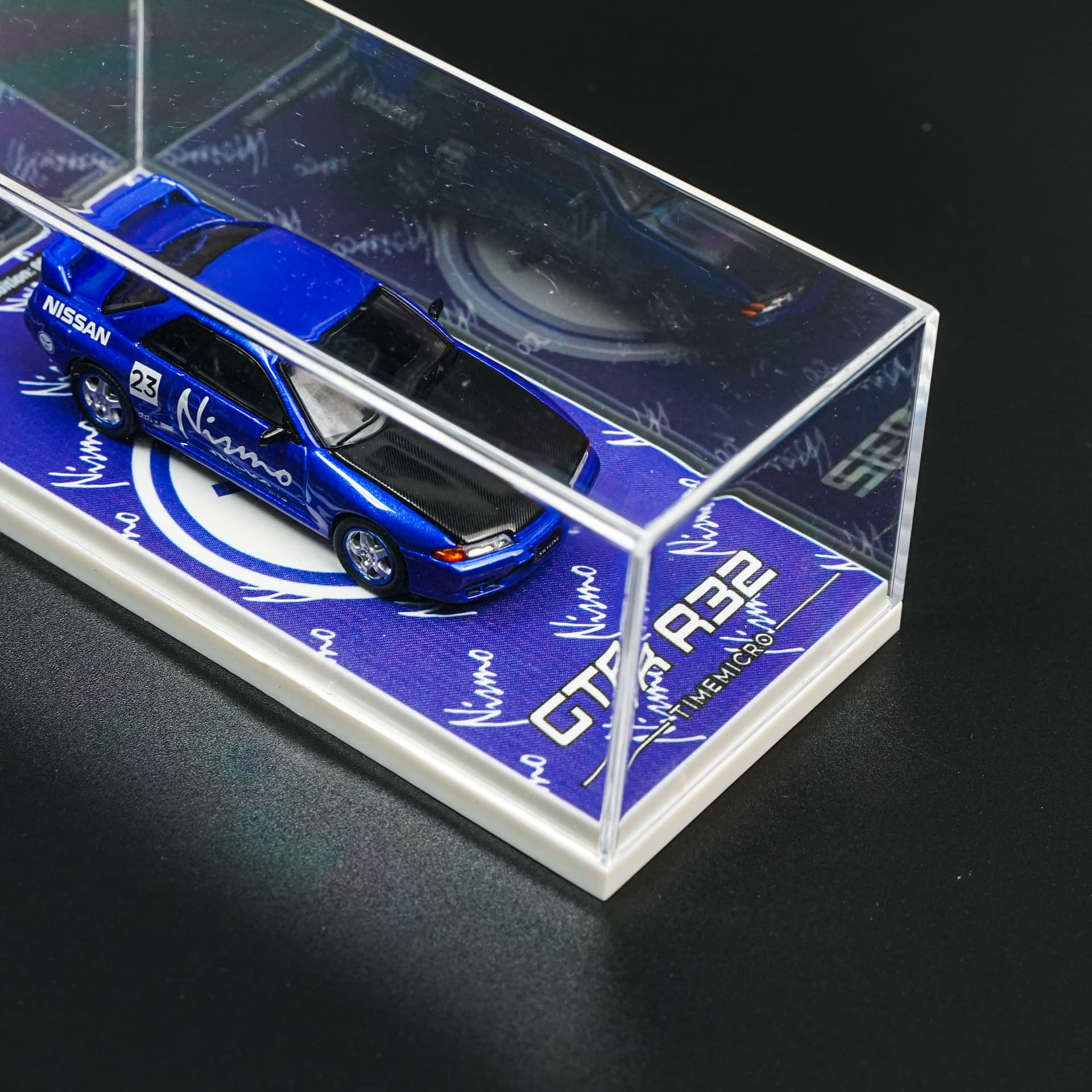 Nissan GT-R R32 Nismo TimeMicro - model 1:64 - miniatura 3