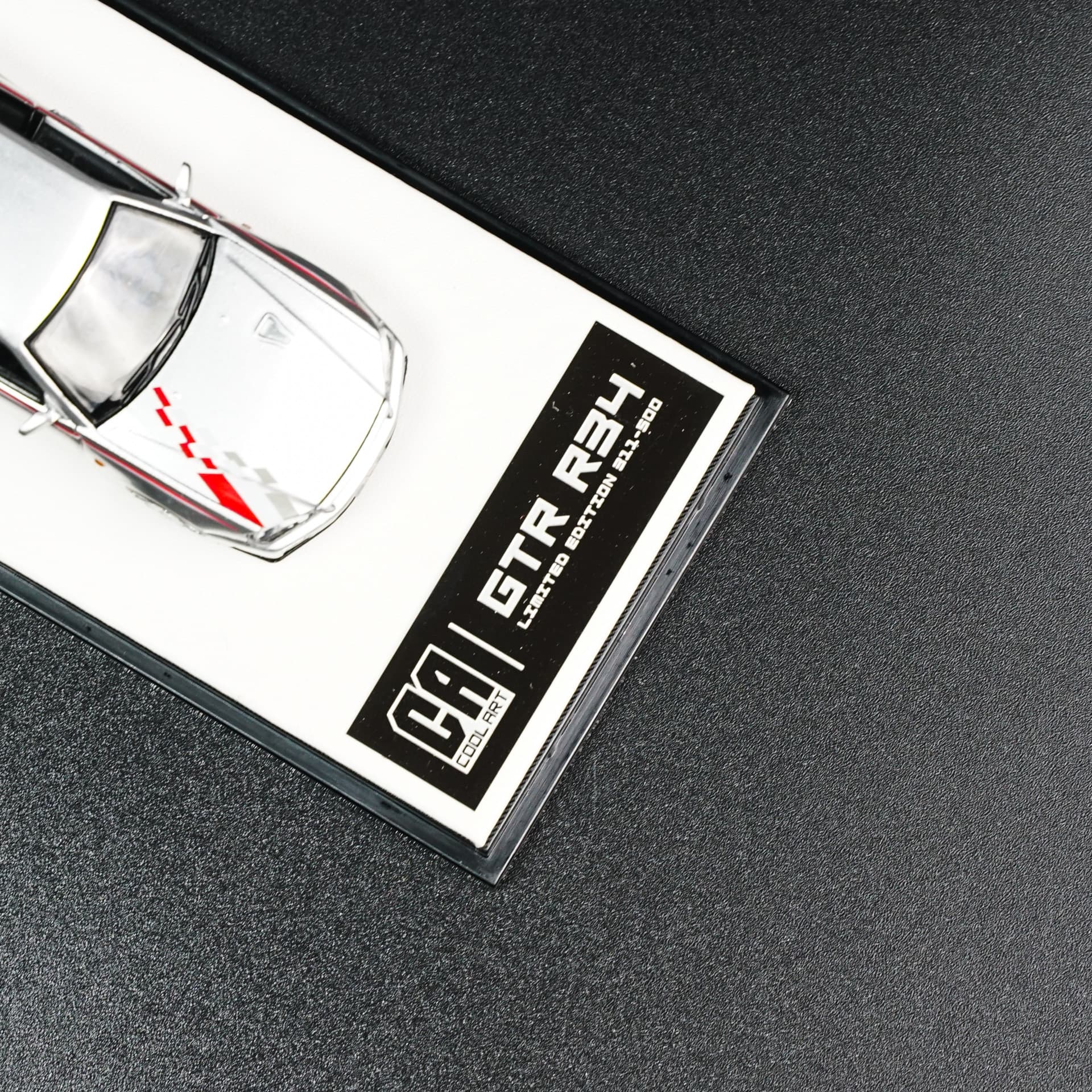 Nissan GTR 34 Silver Cool Car - model 1:64 - miniatura 5