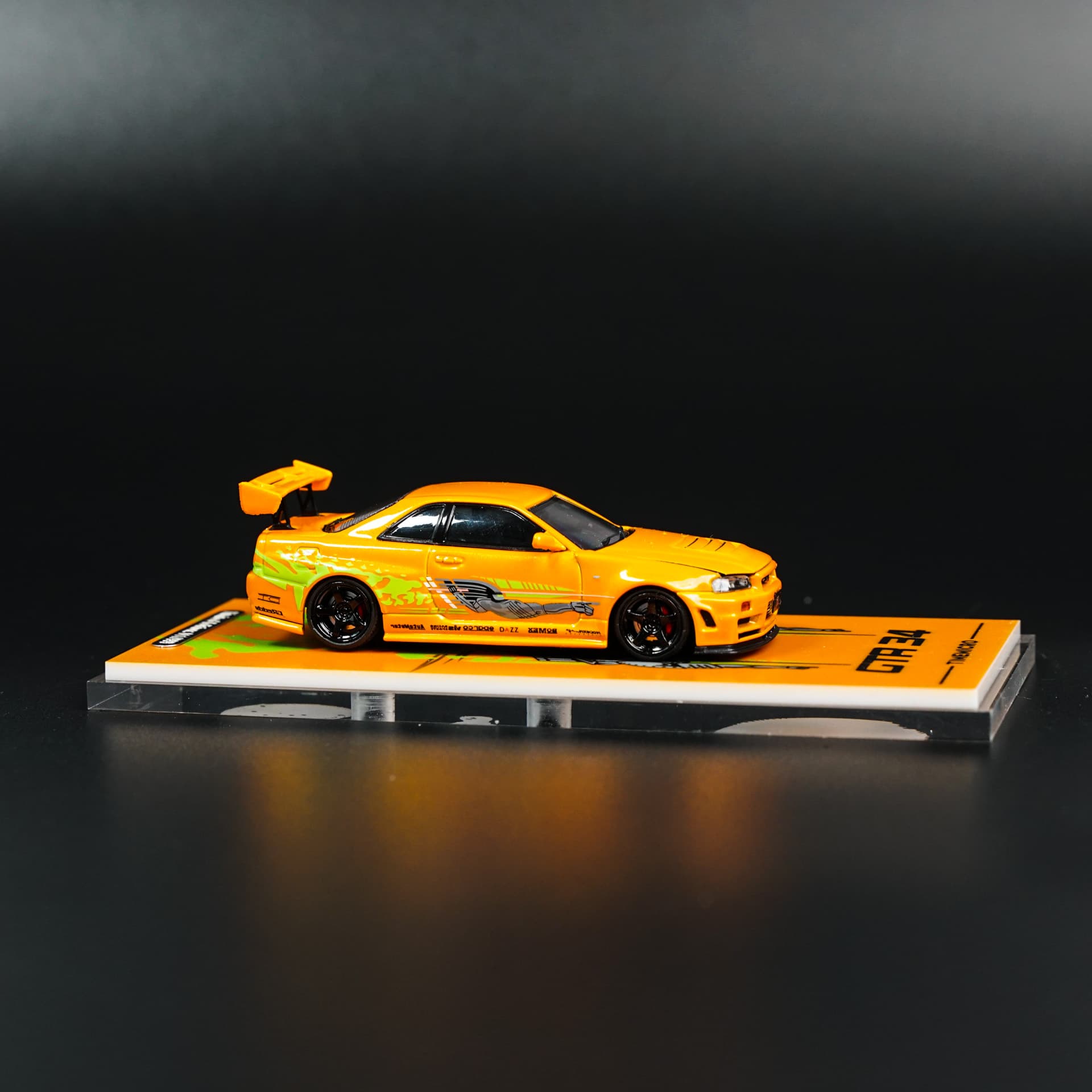 Nissan Skyline GT-R R34 TimeMicro - model 1:64 - miniatura 2