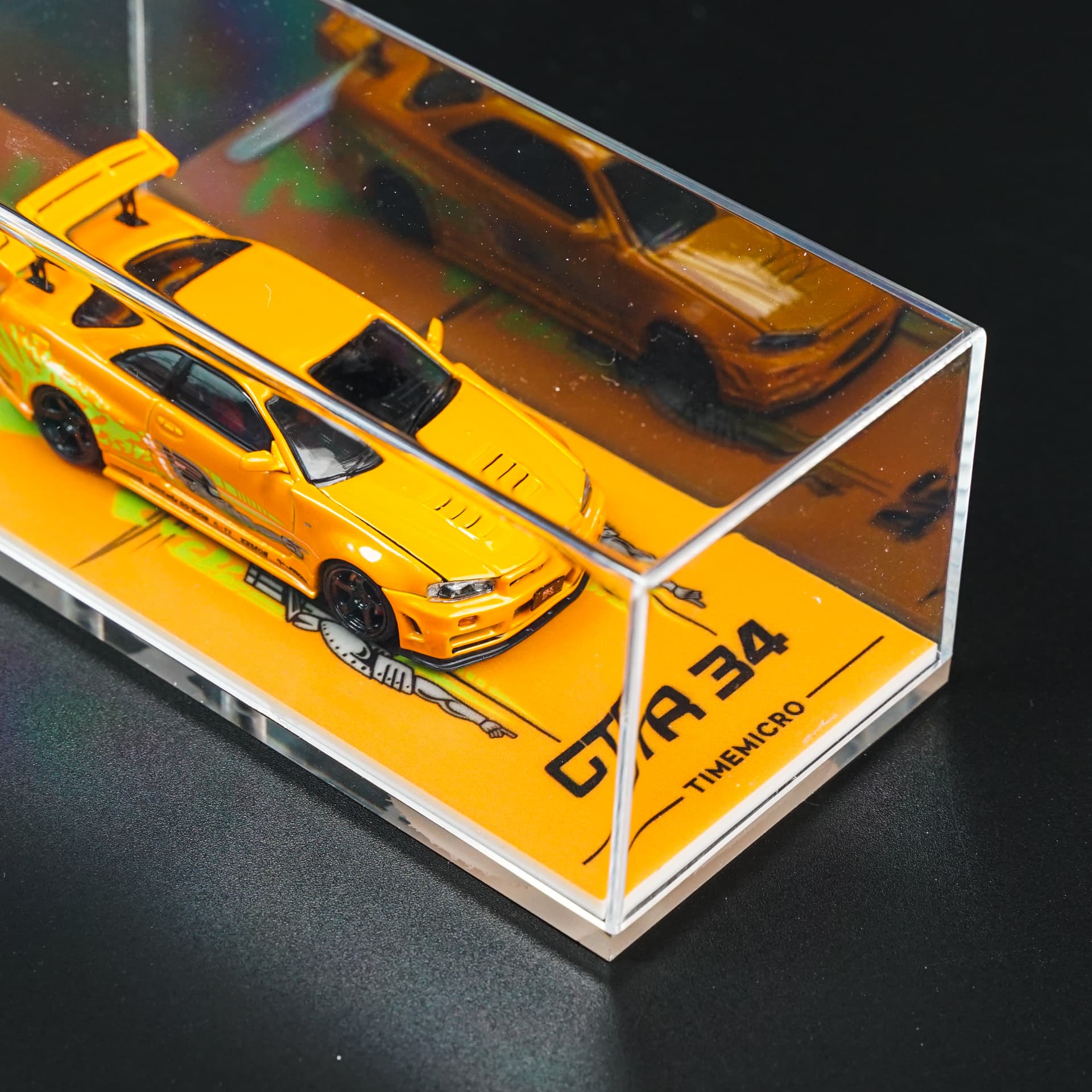 Nissan Skyline GT-R R34 TimeMicro - model 1:64 - miniatura 3