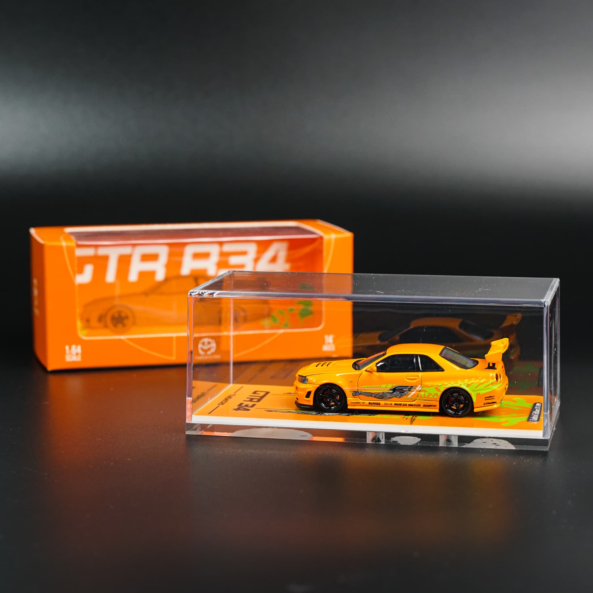 Nissan Skyline GT-R R34 TimeMicro - model 1:64 - miniatura 6