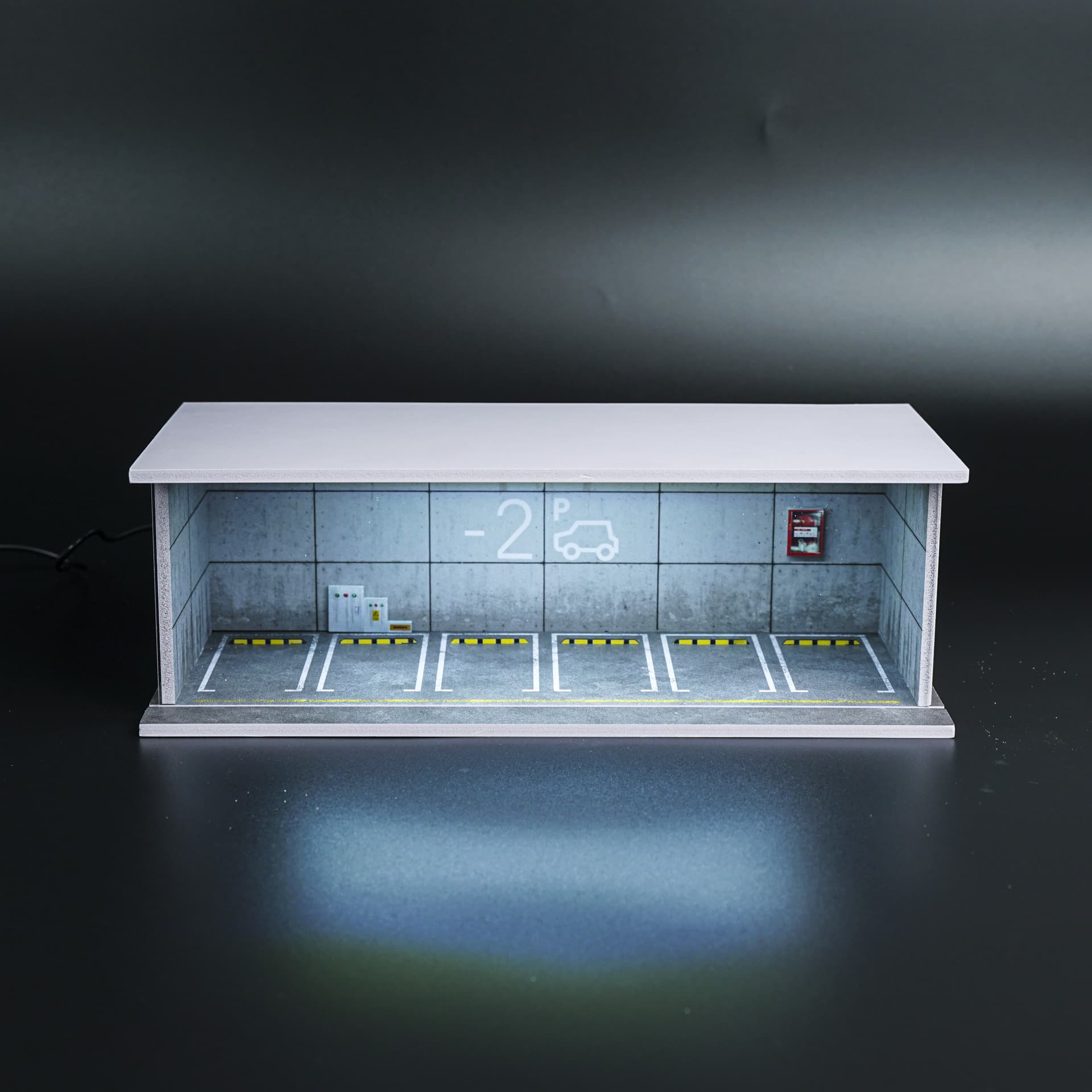 Parking Podziemny -2 | 6 miejsc | Podświetlany LED | 1:64 - miniatura 1